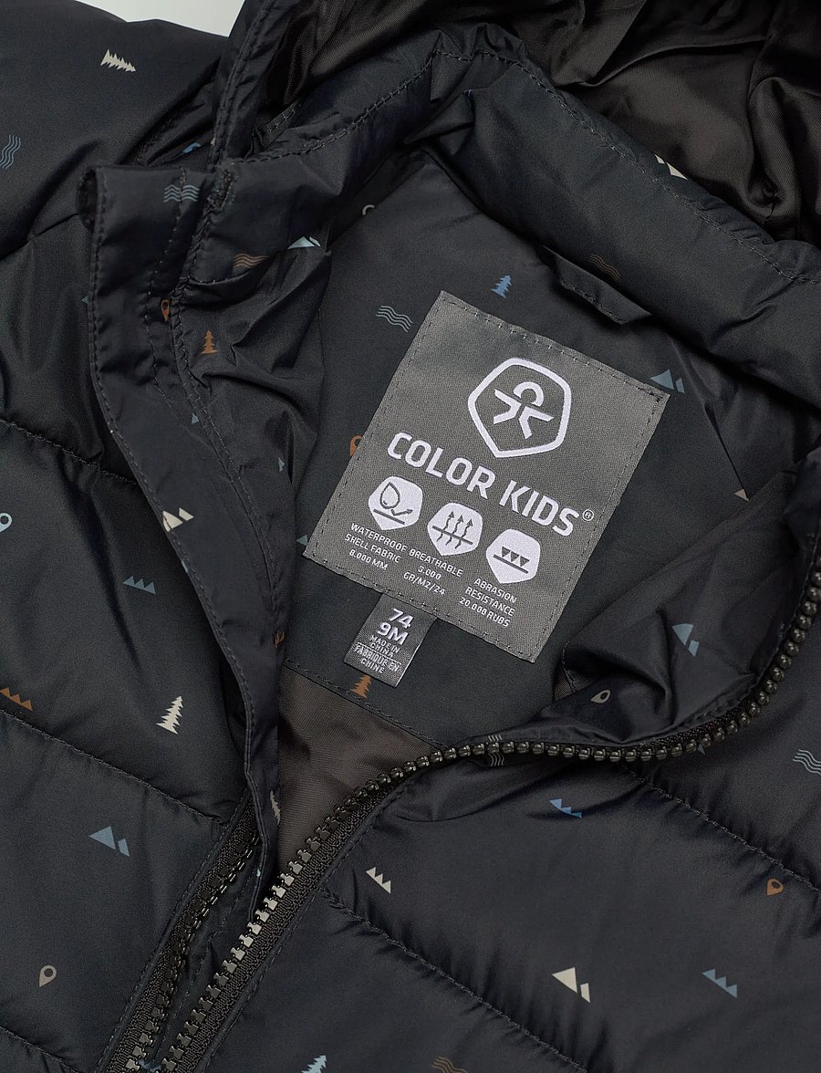 Color Kids - Baby Jacket - Quilt & AOP - tepitud jakid - phantom - 2