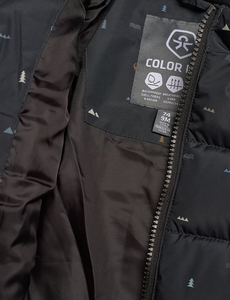 Color Kids - Baby Jacket - Quilt & AOP - quiltede jakker - phantom - 4