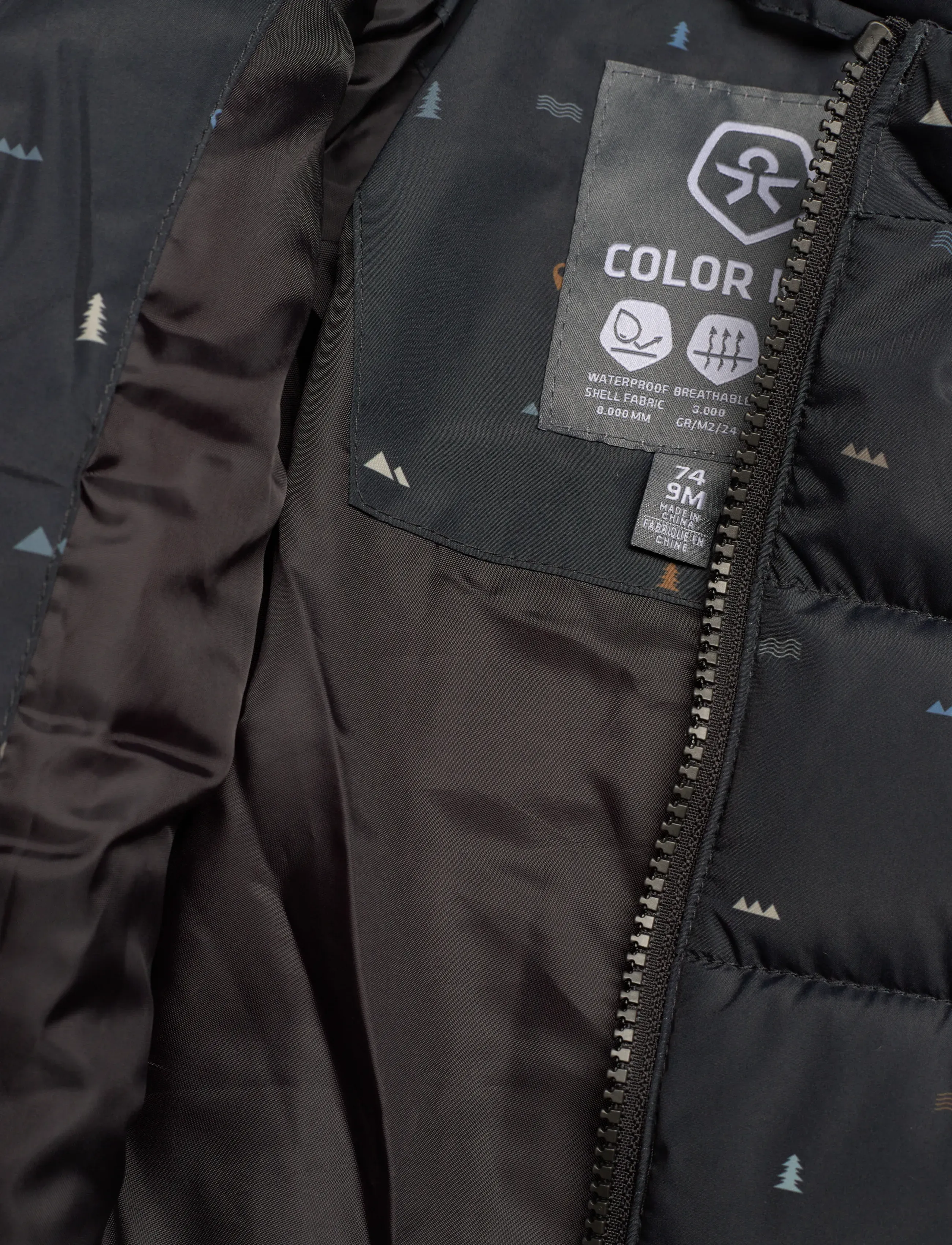 Color Kids - Baby Jacket - Quilt & AOP - tepitud jakid - phantom - 4