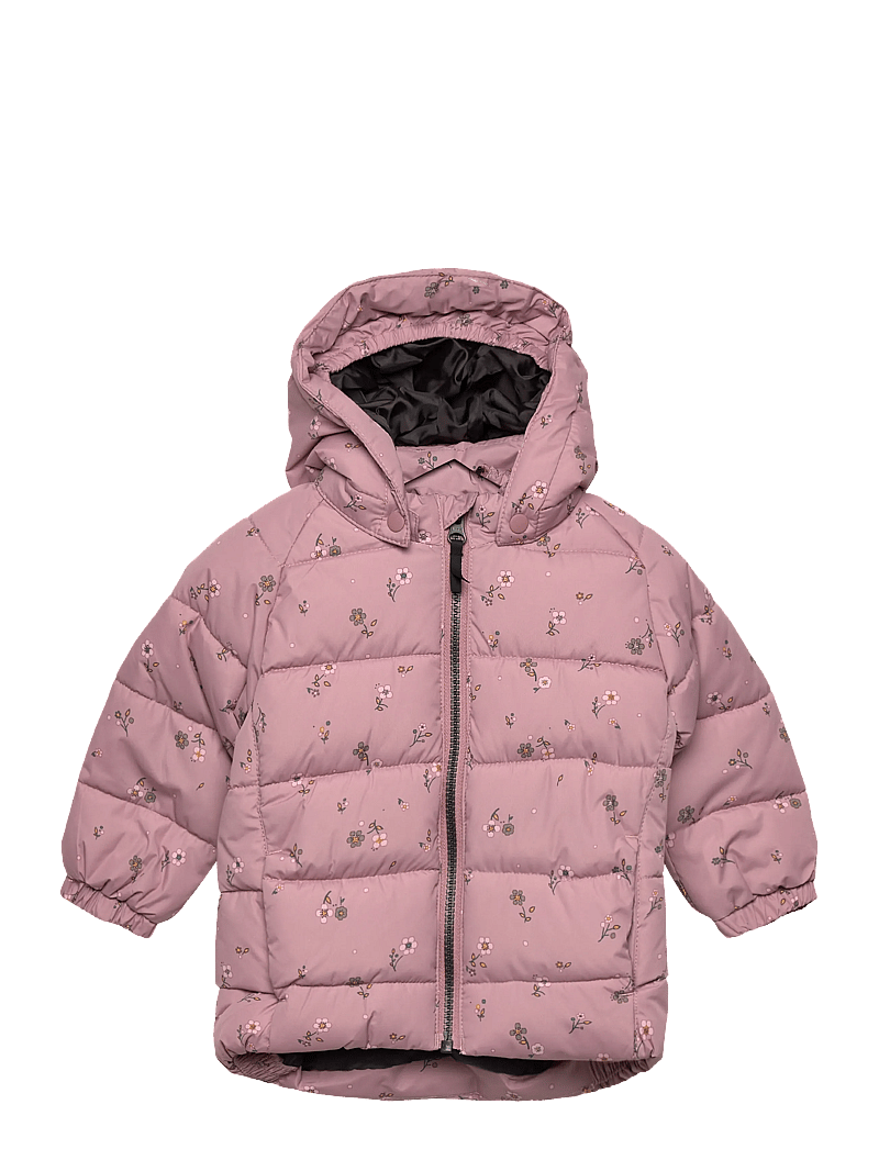 Color Kids - Baby Jacket - Quilt & AOP - steppjacken - woodrose - 0
