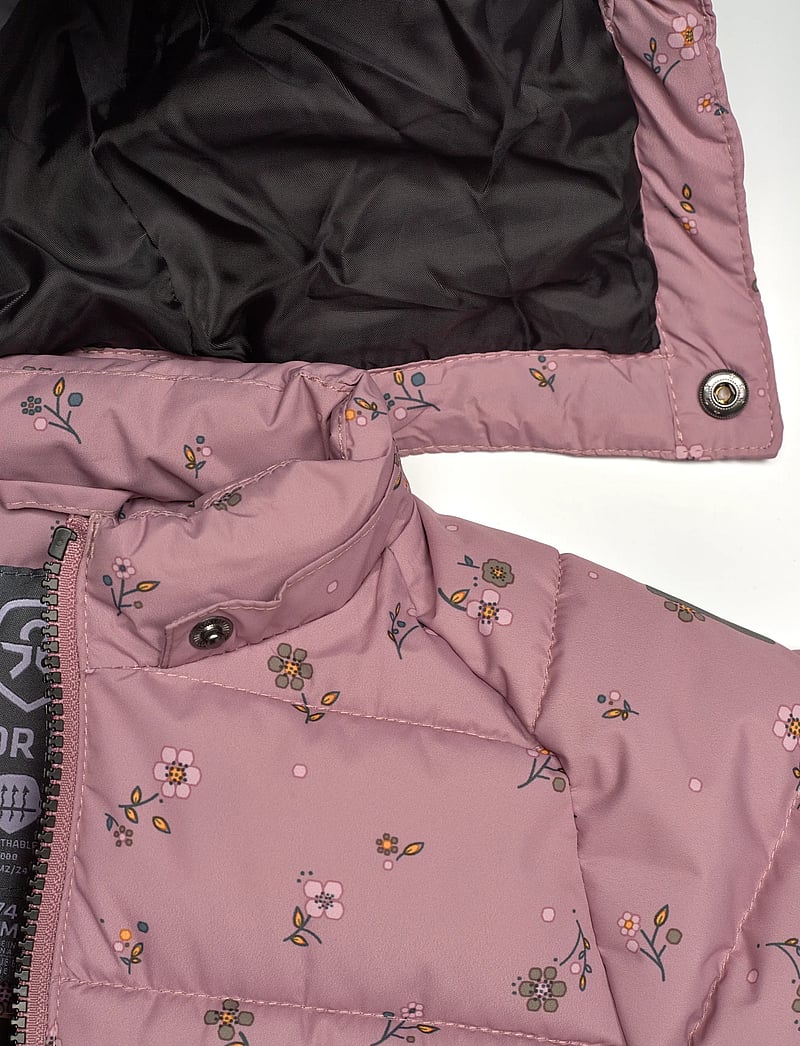 Color Kids - Baby Jacket - Quilt & AOP - steppjacken - woodrose - 3