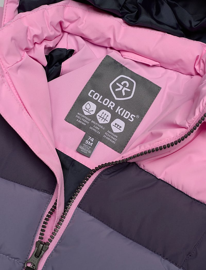 Color Kids - Baby Jacket - Quilt & Colorbl. - isolerede jakker - bonbon - 2