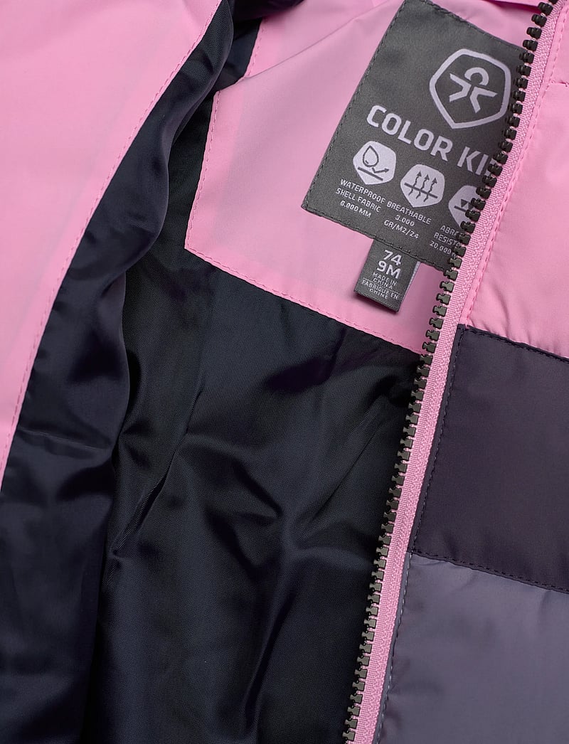 Color Kids - Baby Jacket - Quilt & Colorbl. - isolerede jakker - bonbon - 4
