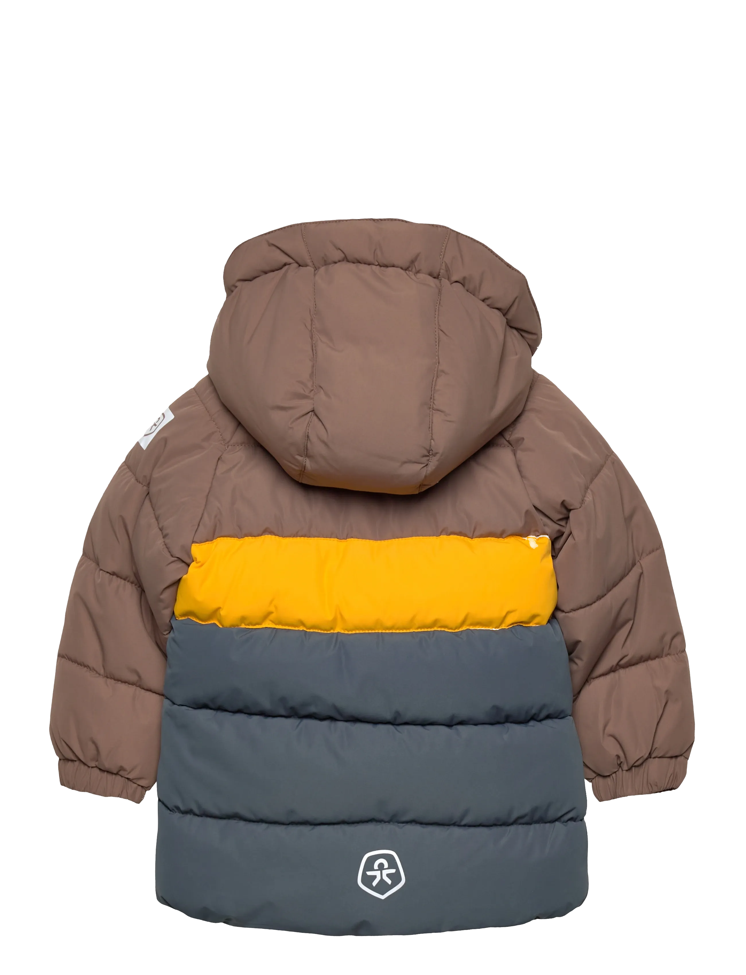 Color Kids - Baby Jacket - Quilt & Colorbl. - isolerede jakker - fossil - 1