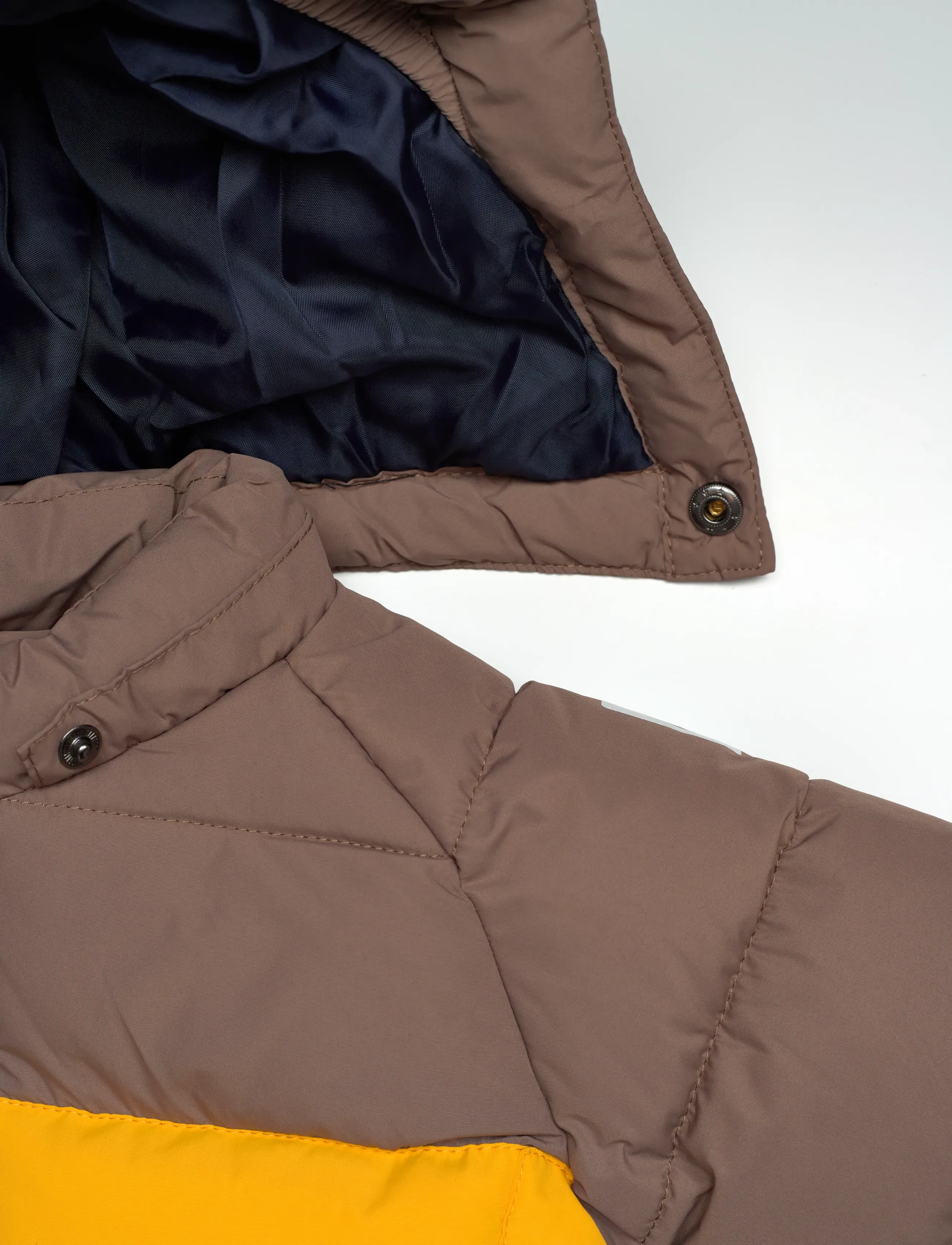 Color Kids - Baby Jacket - Quilt & Colorbl. - isolerede jakker - fossil - 3