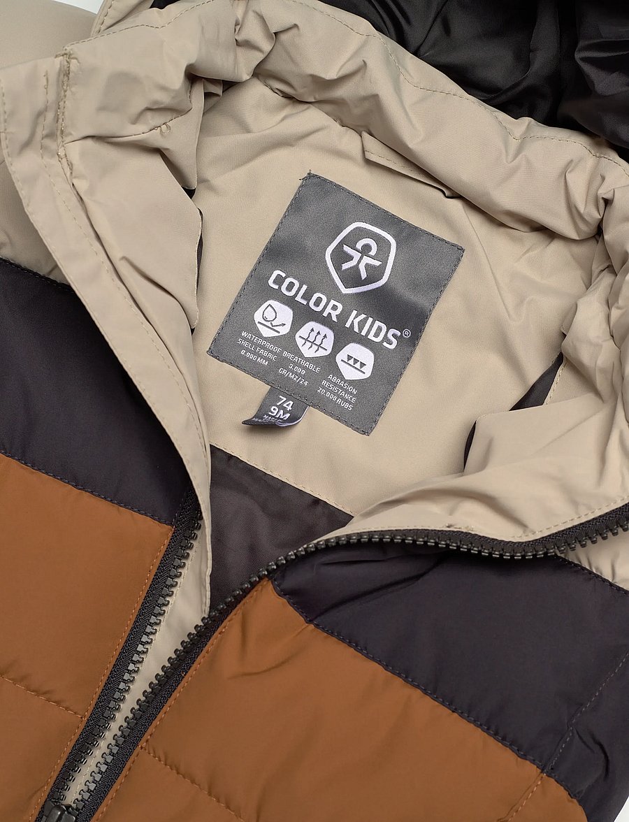 Color Kids - Baby Jacket - Quilt & Colorbl. - isolerede jakker - pure cashmere - 2