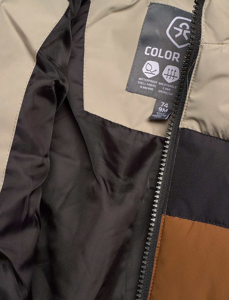 Color Kids - Baby Jacket - Quilt & Colorbl. - isolerede jakker - pure cashmere - 4