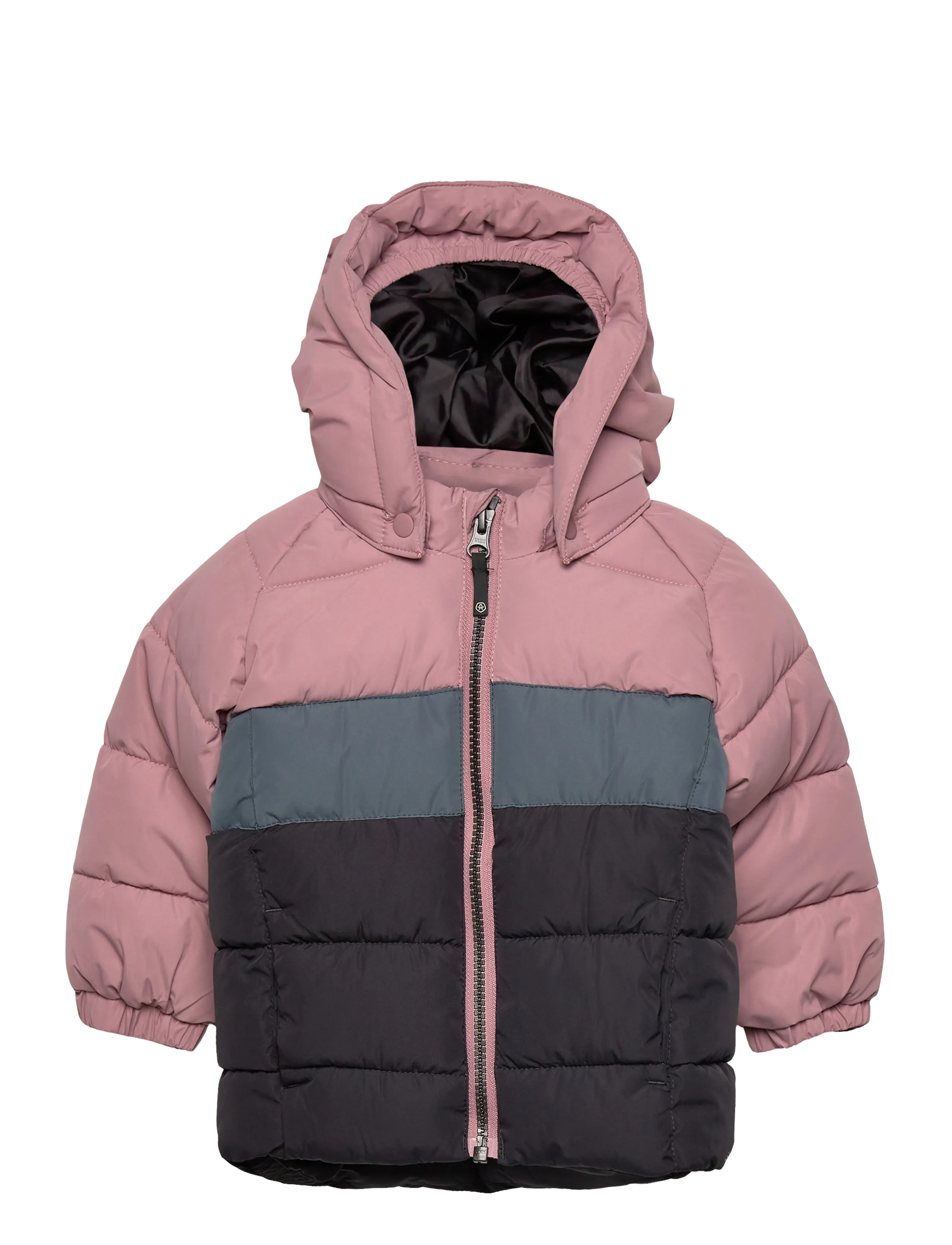 Color Kids Baby Jacket - Quilt & Colorbl. - Puffer & Padded - WOODROSE / pink/rose