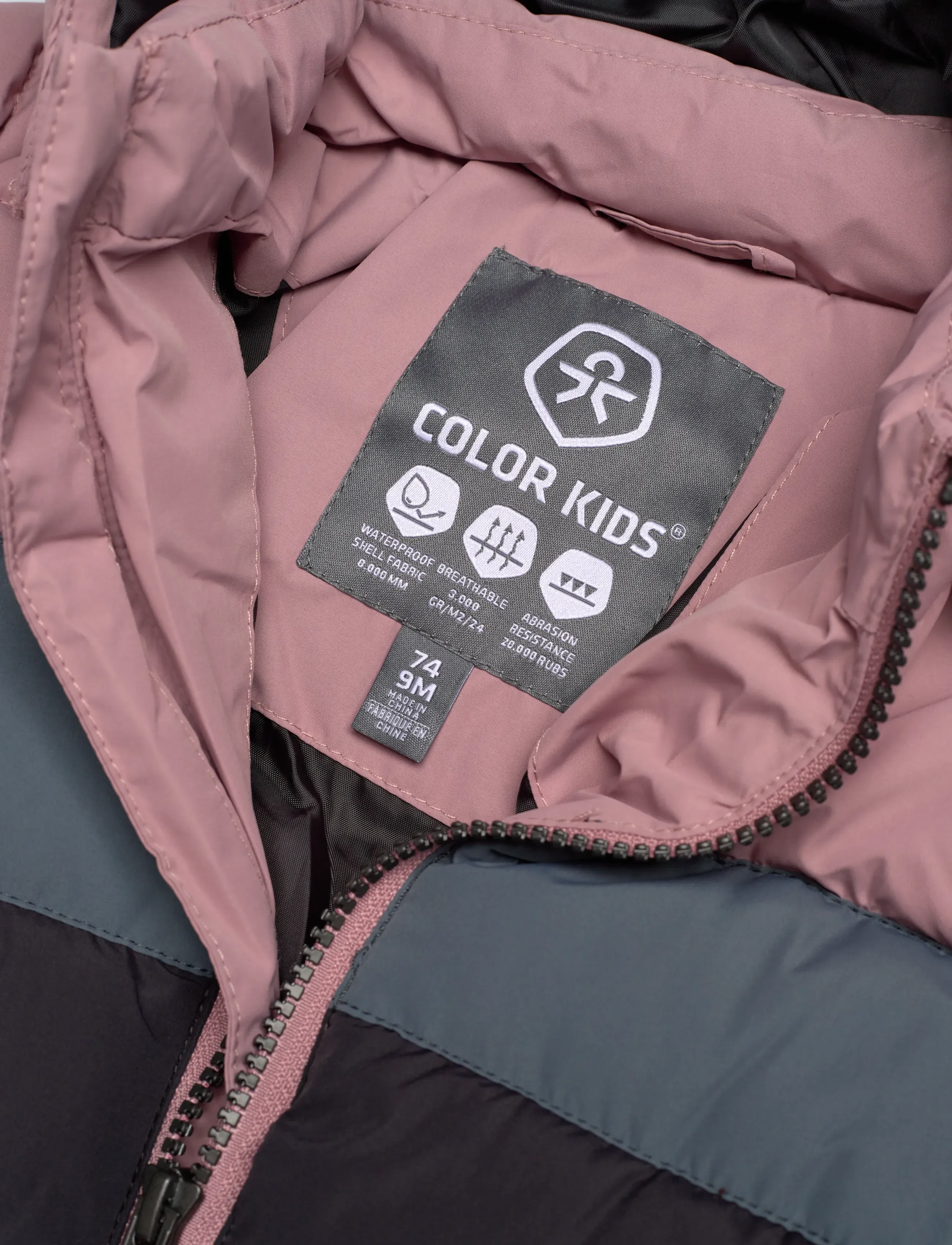 Color Kids - Baby Jacket - Quilt & Colorbl. - vestes thermo-isolantes - woodrose - 2