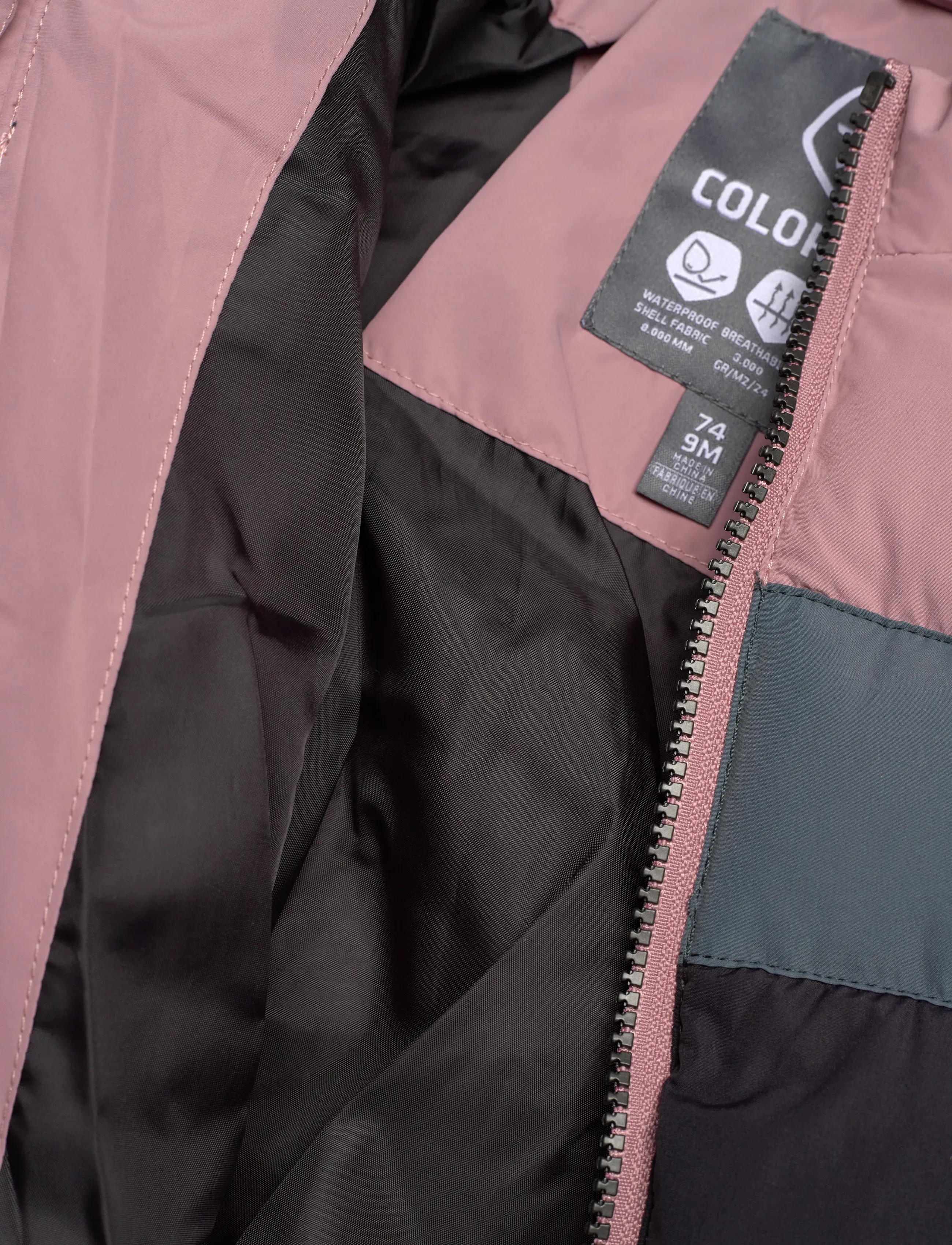 Color Kids - Baby Jacket - Quilt & Colorbl. - vestes thermo-isolantes - woodrose - 4