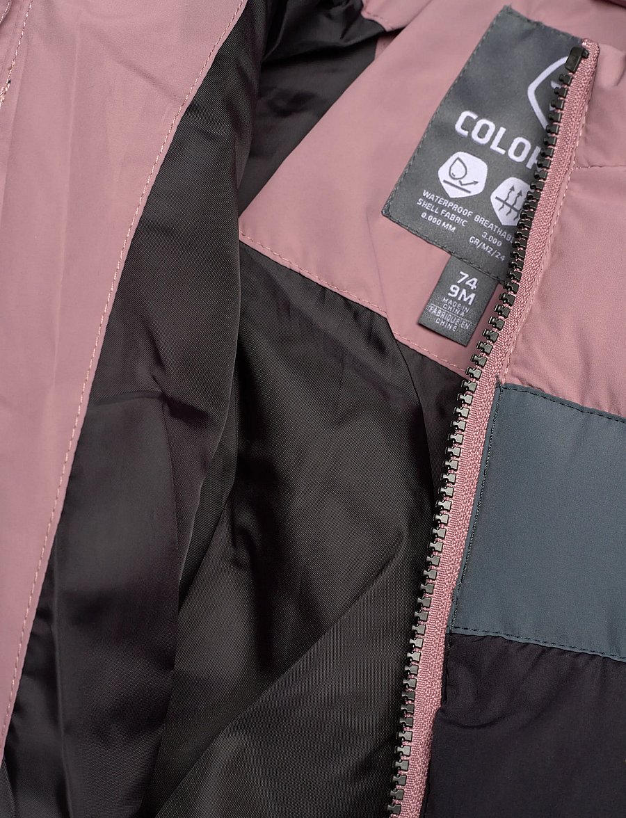 Color Kids - Baby Jacket - Quilt & Colorbl. - vestes thermo-isolantes - woodrose - 4