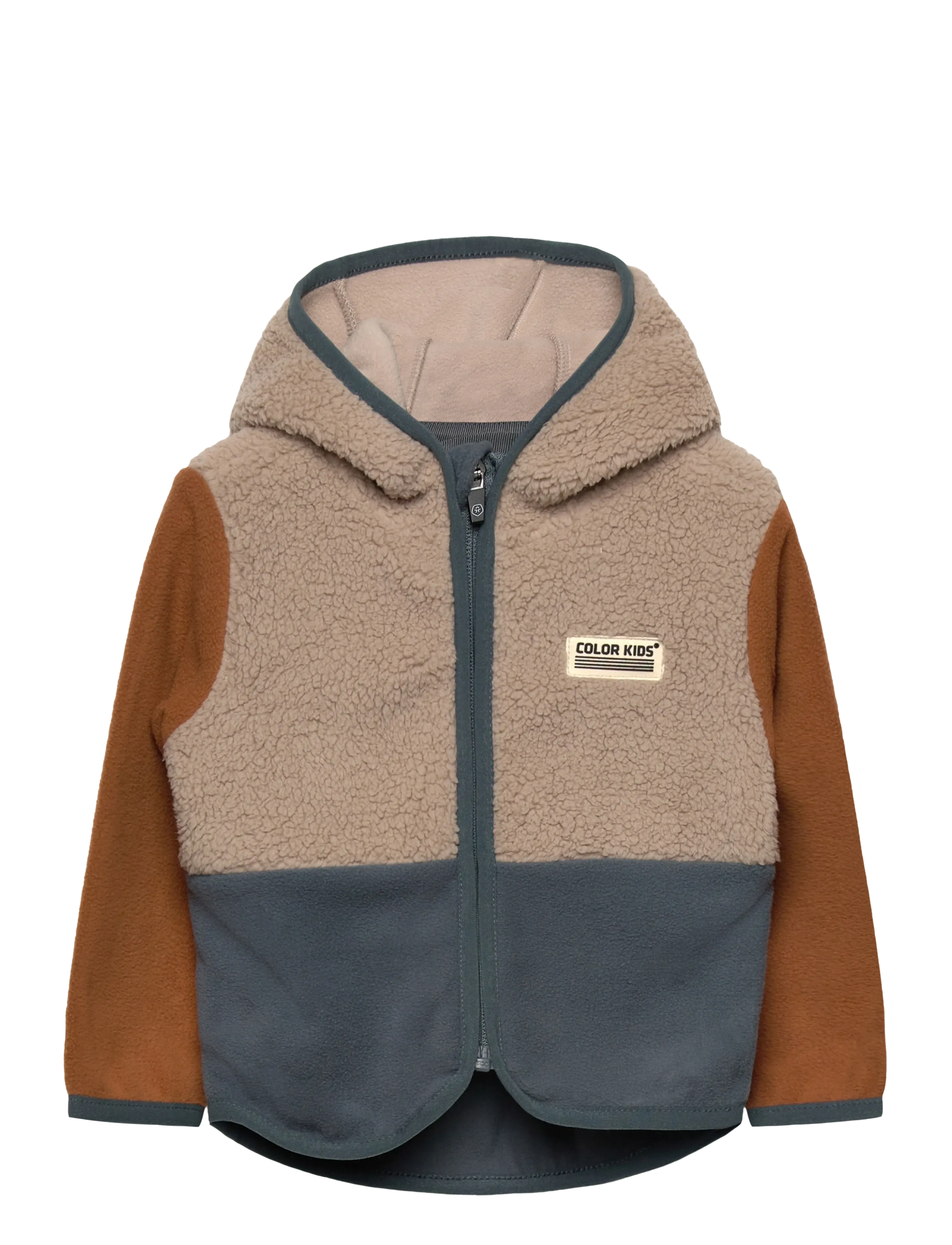 Baby Teddy Fleece Jacket - STORMY WEATHER