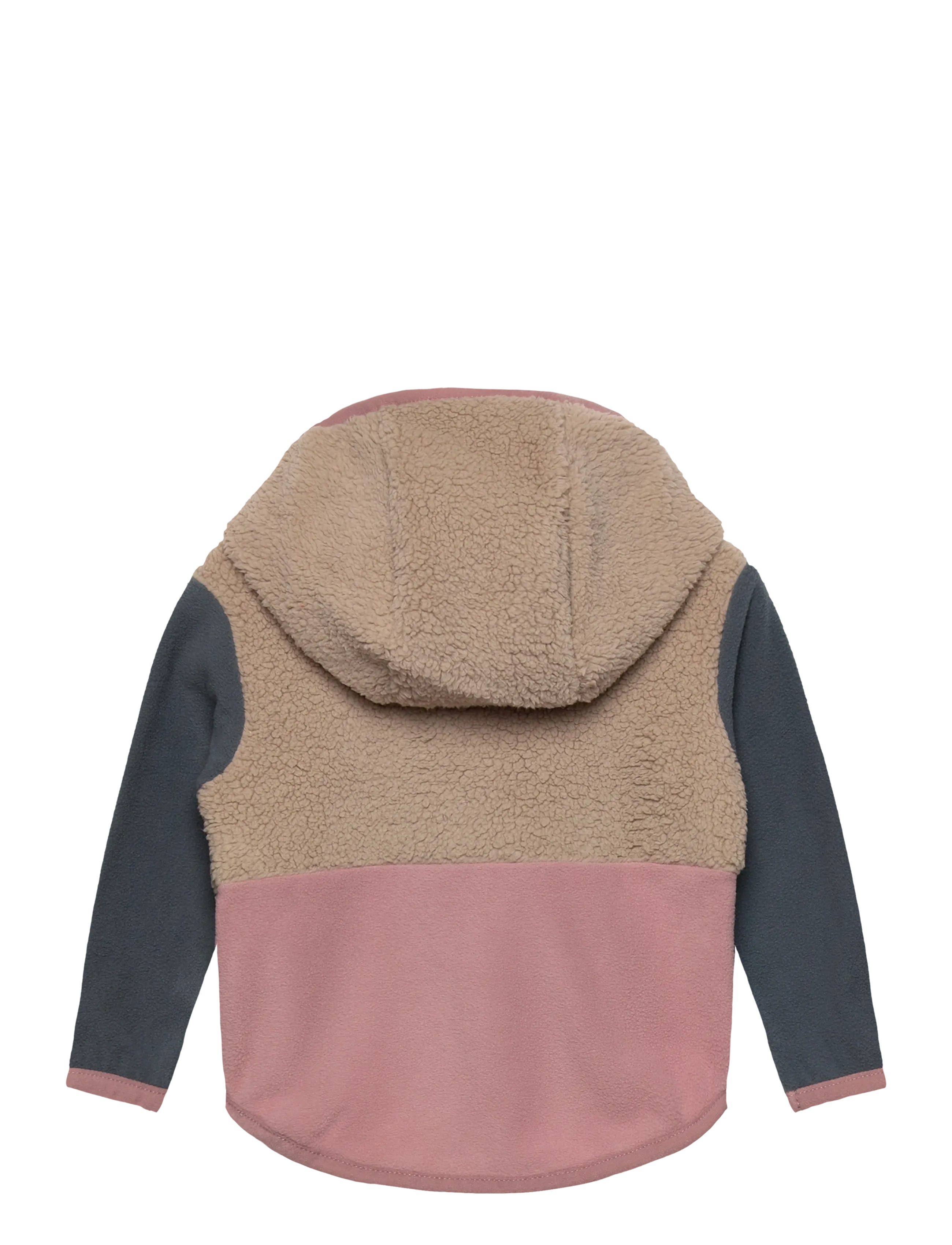 Color Kids - Baby Teddy Fleece Jacket - woodrose - 1