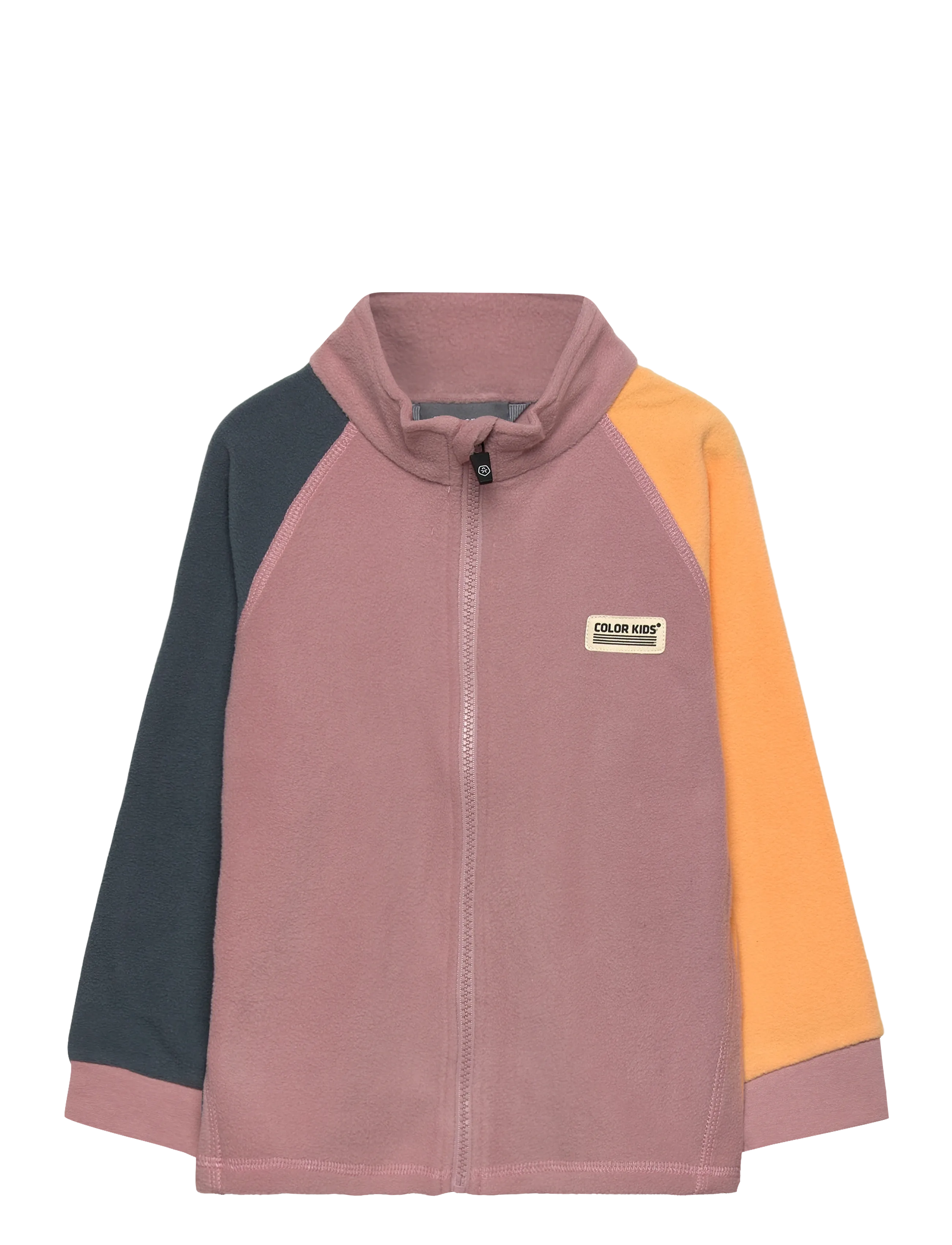 Color Kids Baby Fleece Jacket - Tøj - WOODROSE / pink/rose