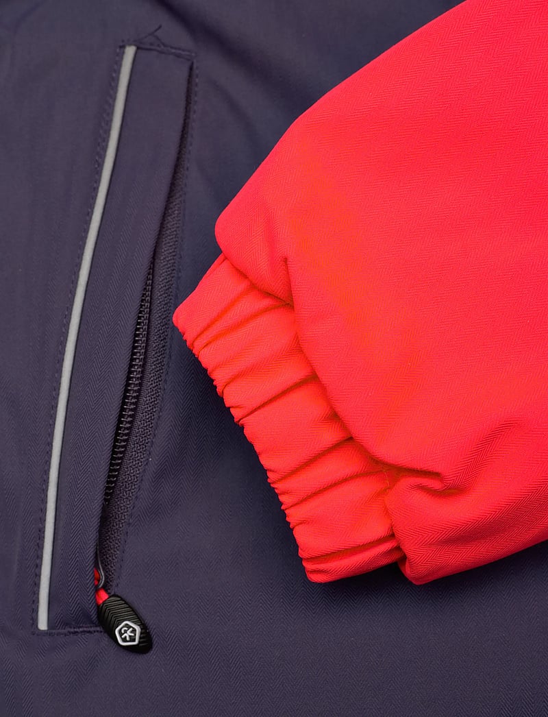 Color Kids - Ski Coverall - Colorblock - overtøj - graystone - 4