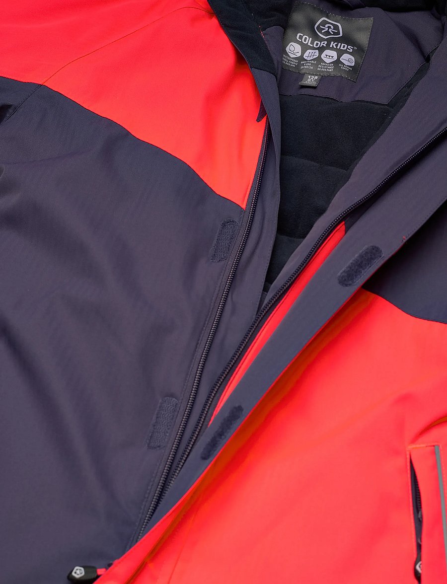 Color Kids - Ski Coverall - Colorblock - Õueriided - graystone - 5