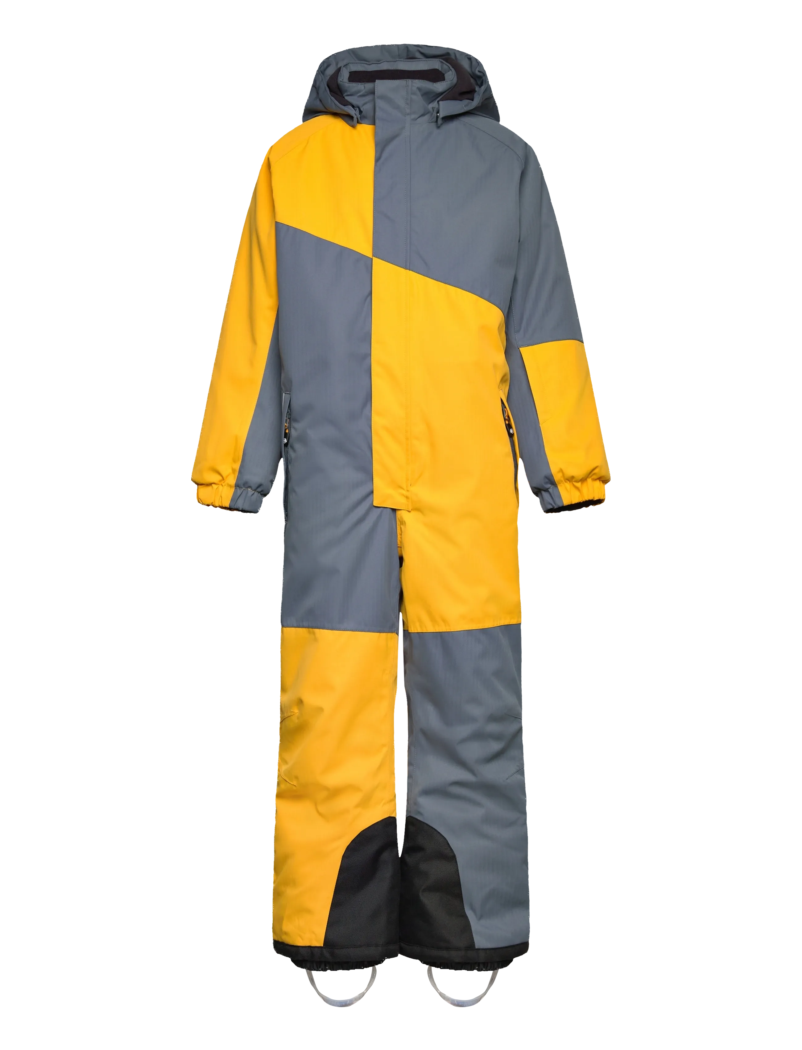 Color Kids Ski Coverall Colorblock, 110, Coveralls, Gelb - Snow-ski Coveralls & Sets, Kinder