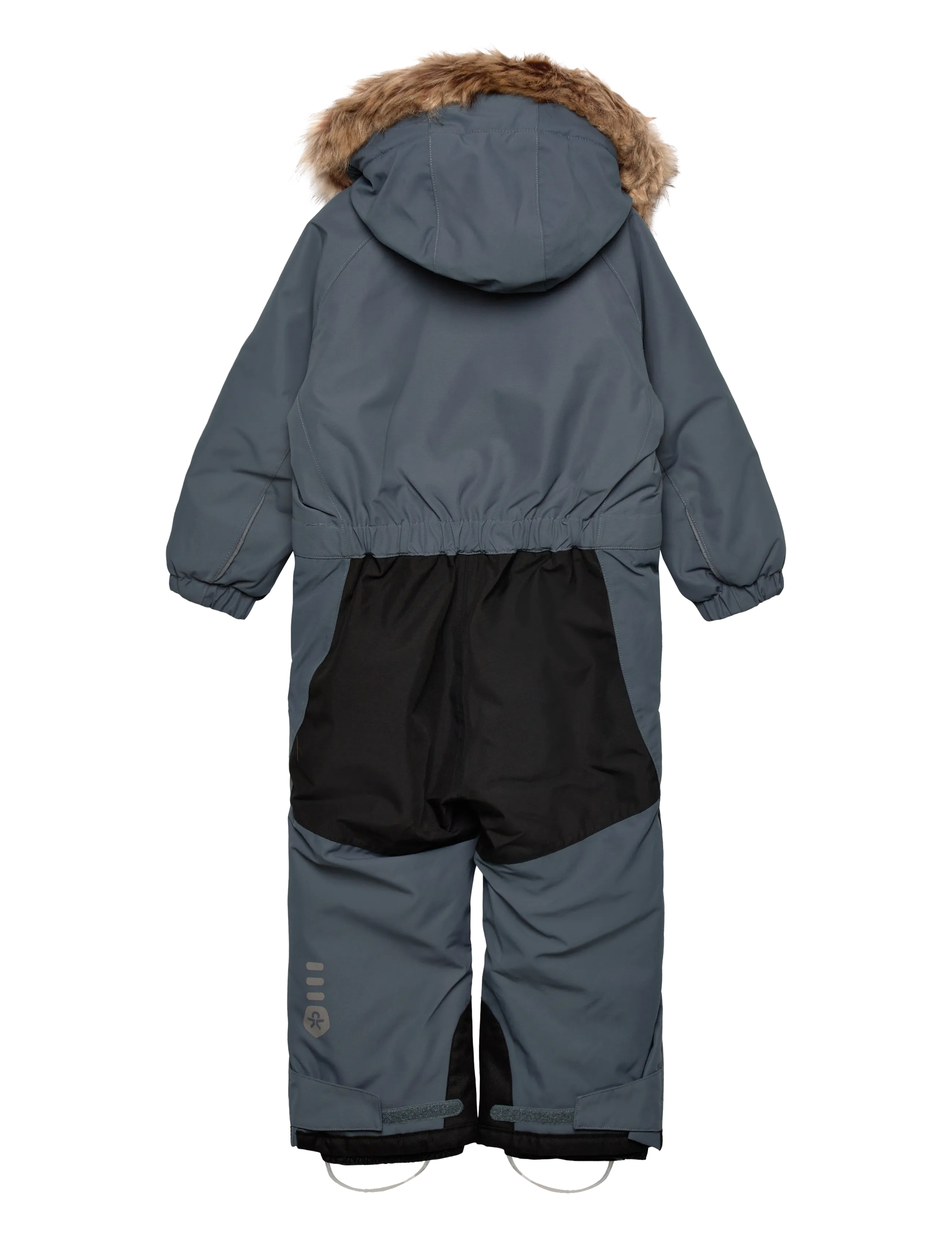 Color Kids - Coverall W. Contrast & Fur - stormy weather - 1