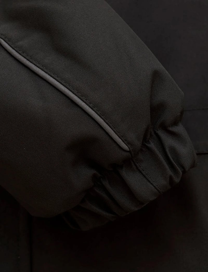 Color Kids - Coverall W. Fake Fur - ytterkläder - black - 2