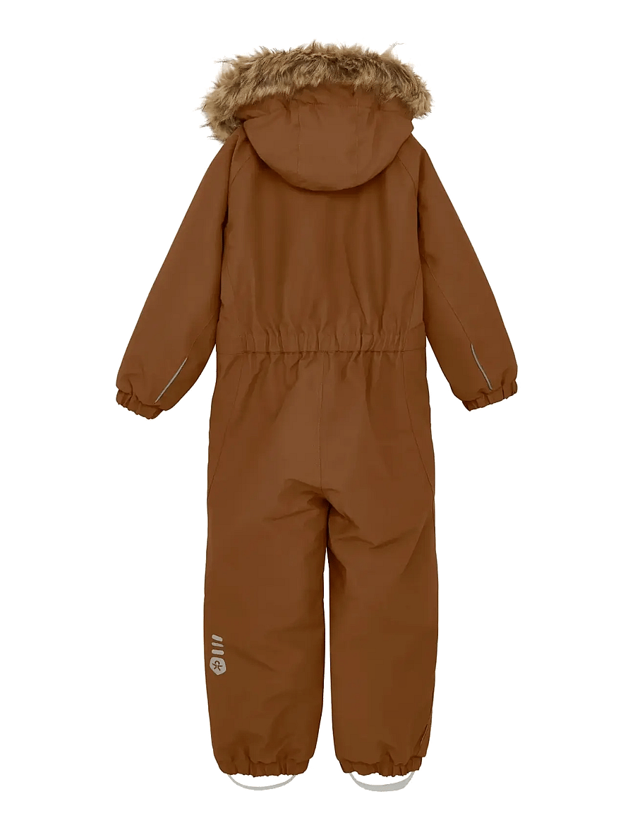 Color Kids - Coverall W. Fake Fur - vêtements d'extérieur - nuthatch - 1