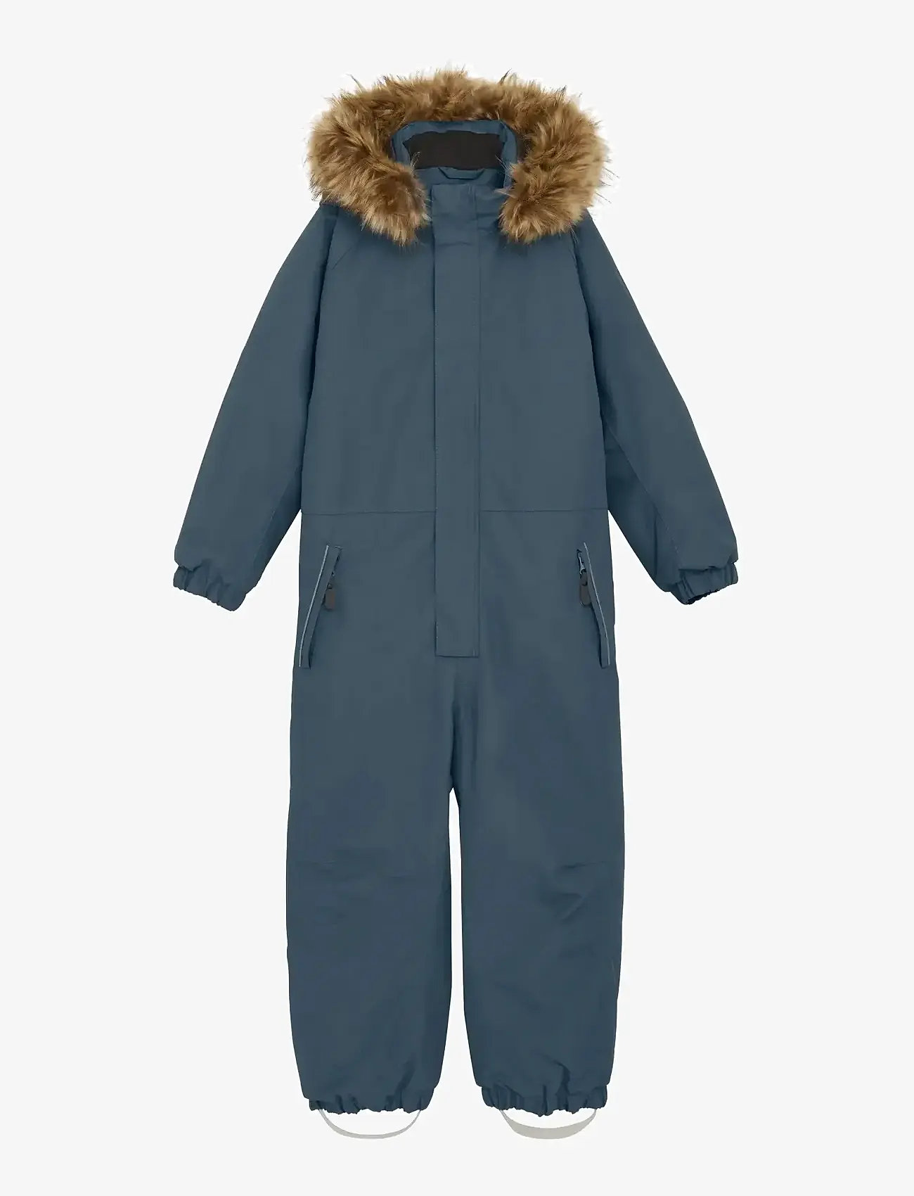 Color Kids - Coverall W. Fake Fur - ytterkläder - stormy weather - 0