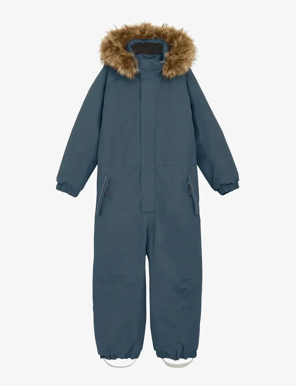 Color Kids - Coverall W. Fake Fur - Õueriided - stormy weather - 0