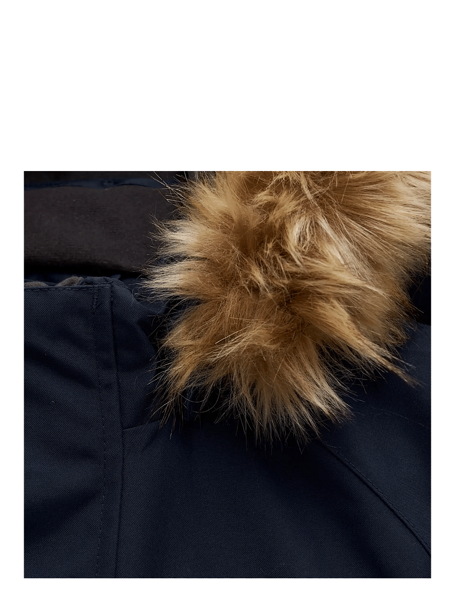 Color Kids - Coverall W. Fake Fur - outdoor - total eclipse - 2