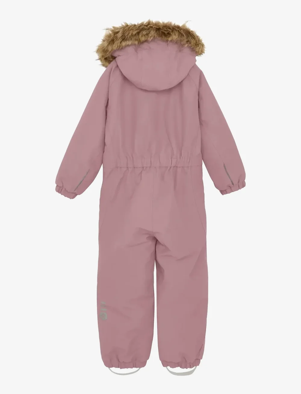 Color Kids - Coverall W. Fake Fur - ytterkläder - woodrose - 1
