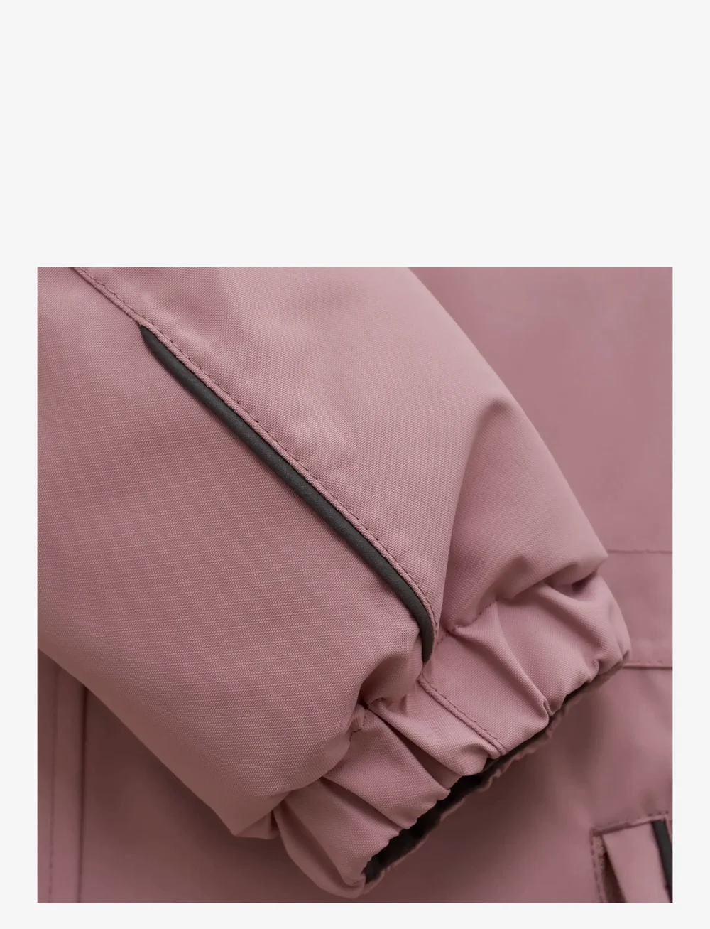 Color Kids - Coverall W. Fake Fur - ytterkläder - woodrose - 3