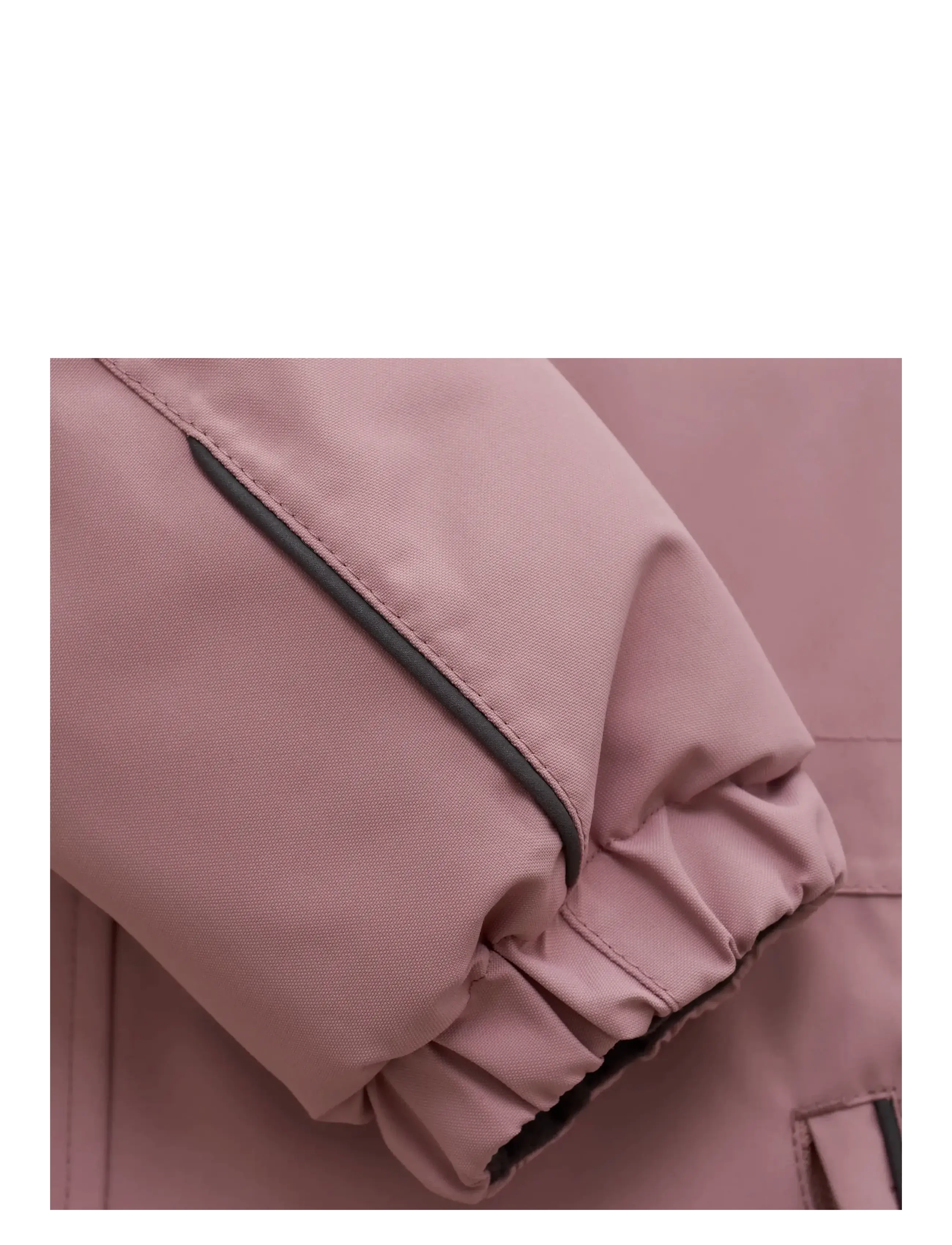 Color Kids - Coverall W. Fake Fur - overtøj - woodrose - 3