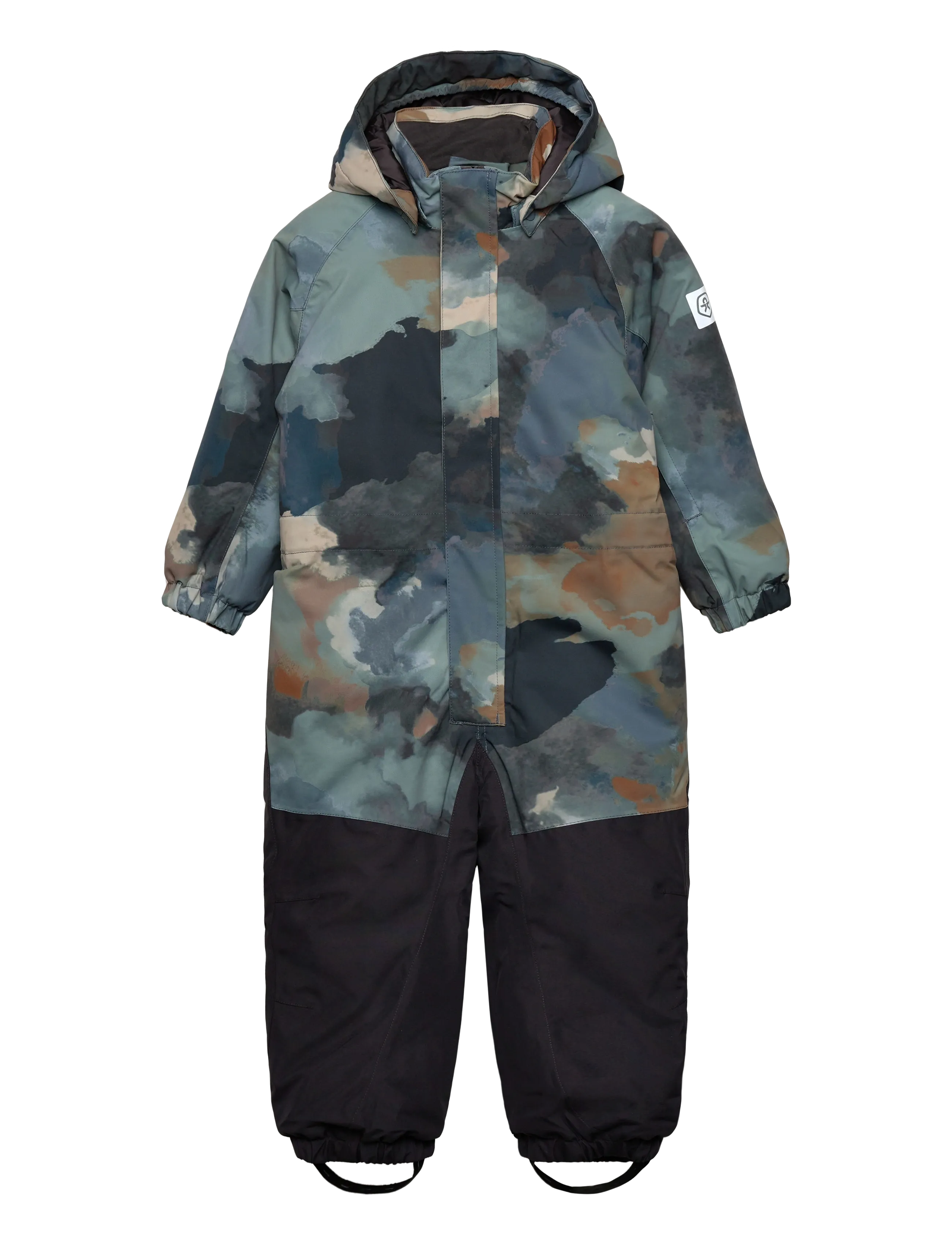 Color Kids Coverall Aop, 92, Coveralls, Mehrfarbig/gemustert - Snow-ski Coveralls & Sets, Kinder