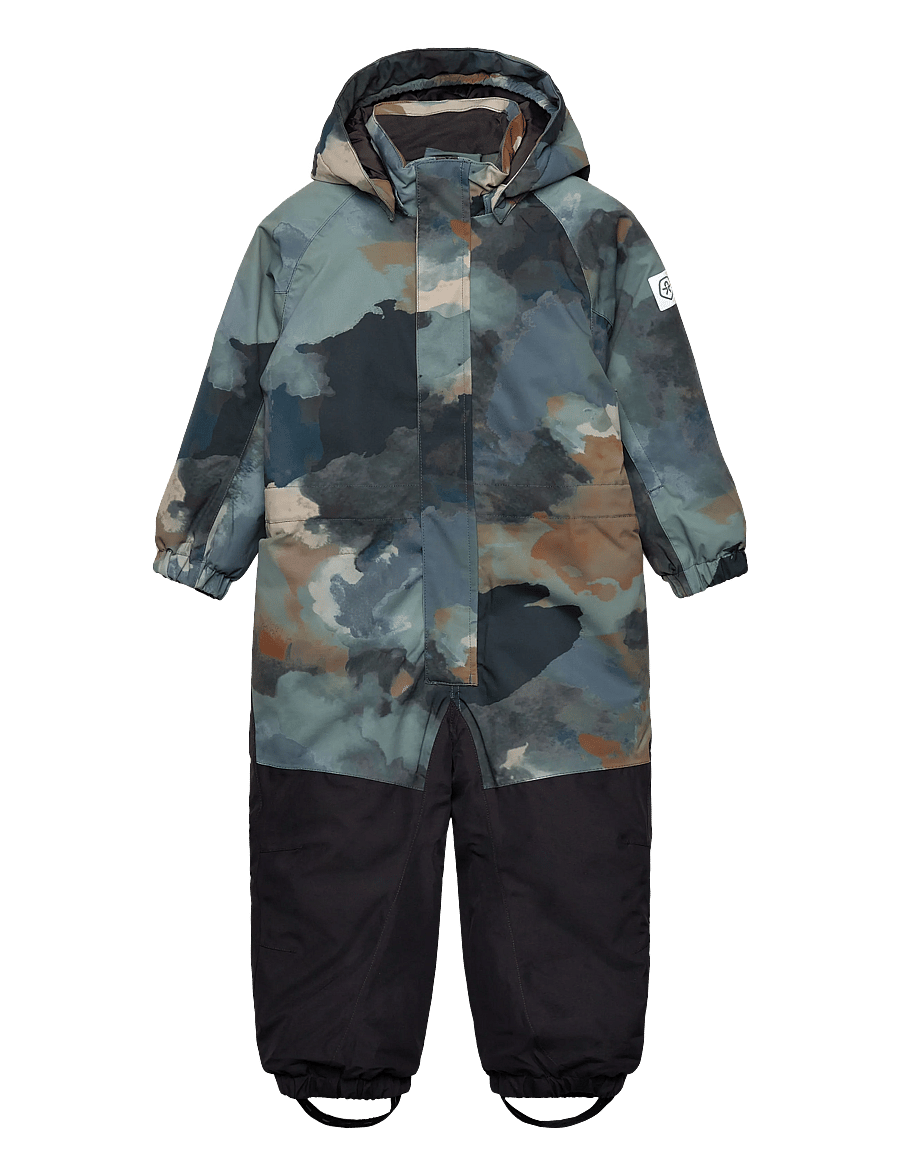 Color Kids - Coverall - AOP - vêtements d'extérieur - stormy weather - 0