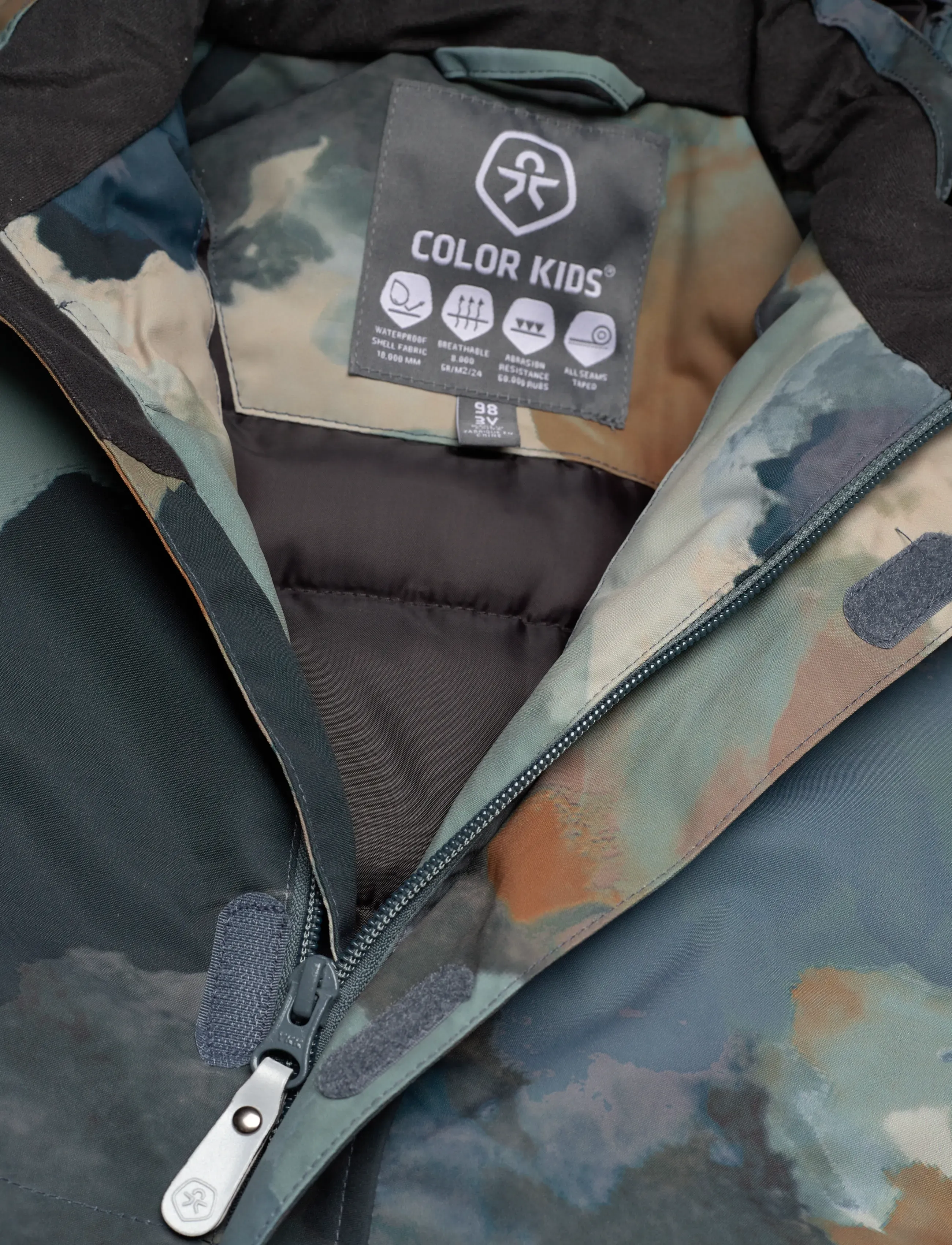 Color Kids - Coverall - AOP - overtøj - stormy weather - 2