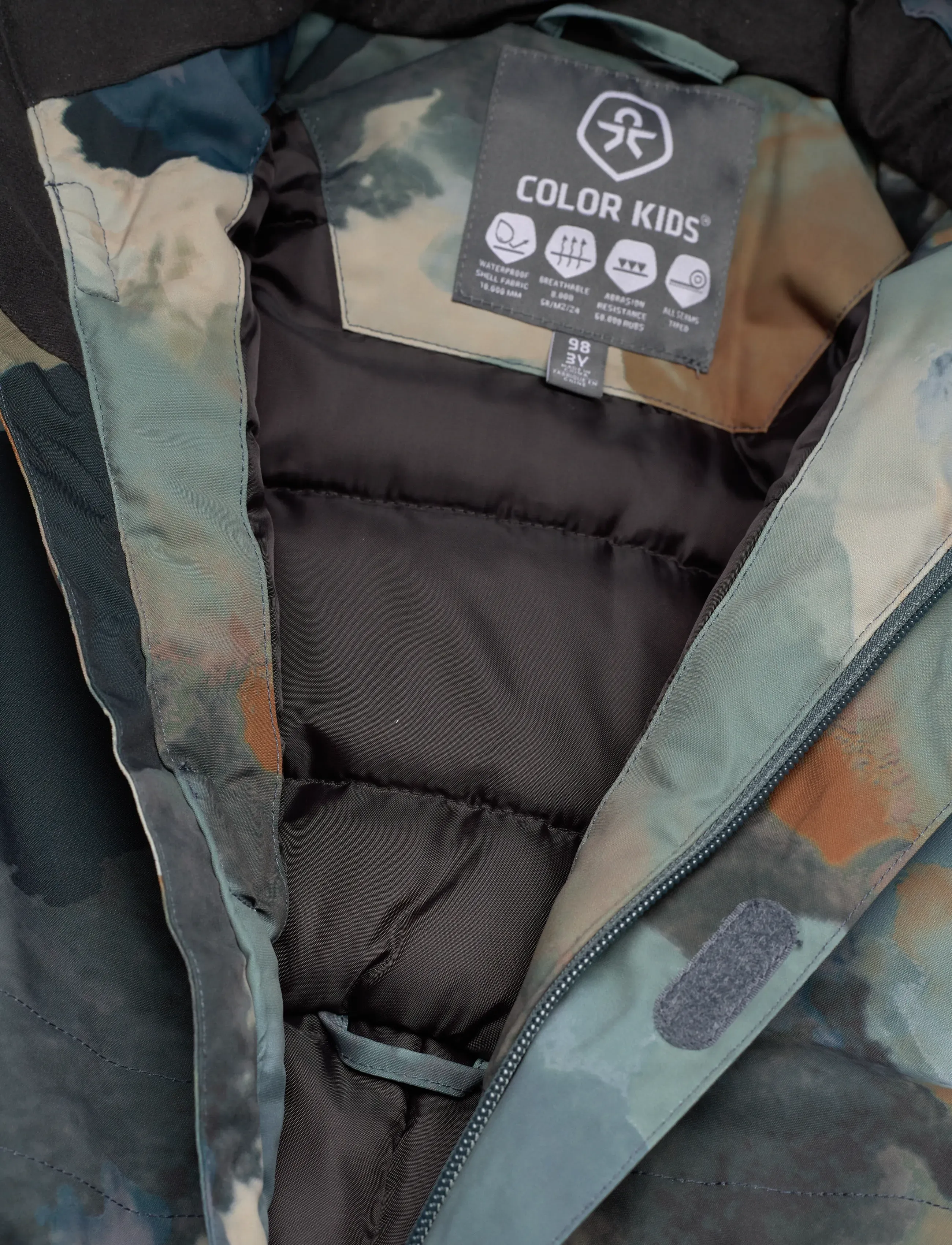 Color Kids - Coverall - AOP - overtøj - stormy weather - 4
