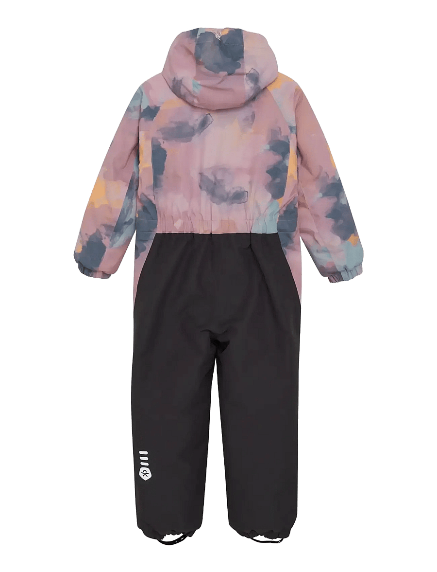 Color Kids - Coverall - AOP - ytterkläder - woodrose - 1