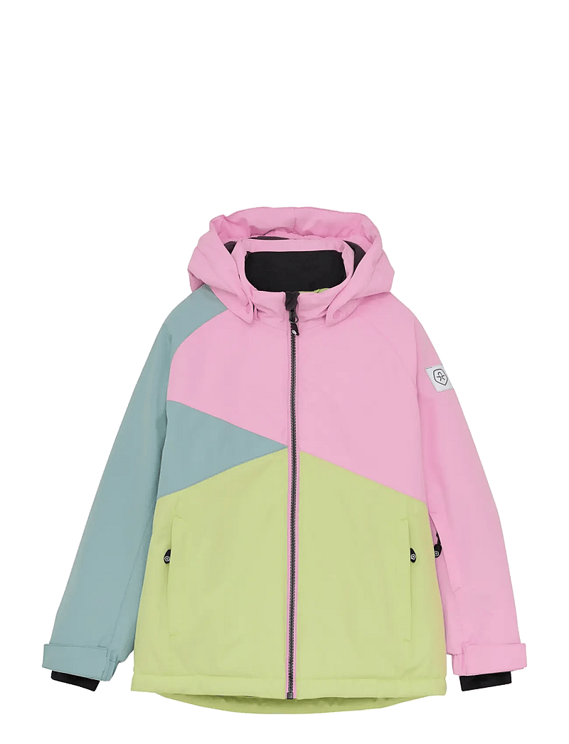 Color Kids - Ski Jacket - Colorblock - slēpošanas jakas - bonbon - 0