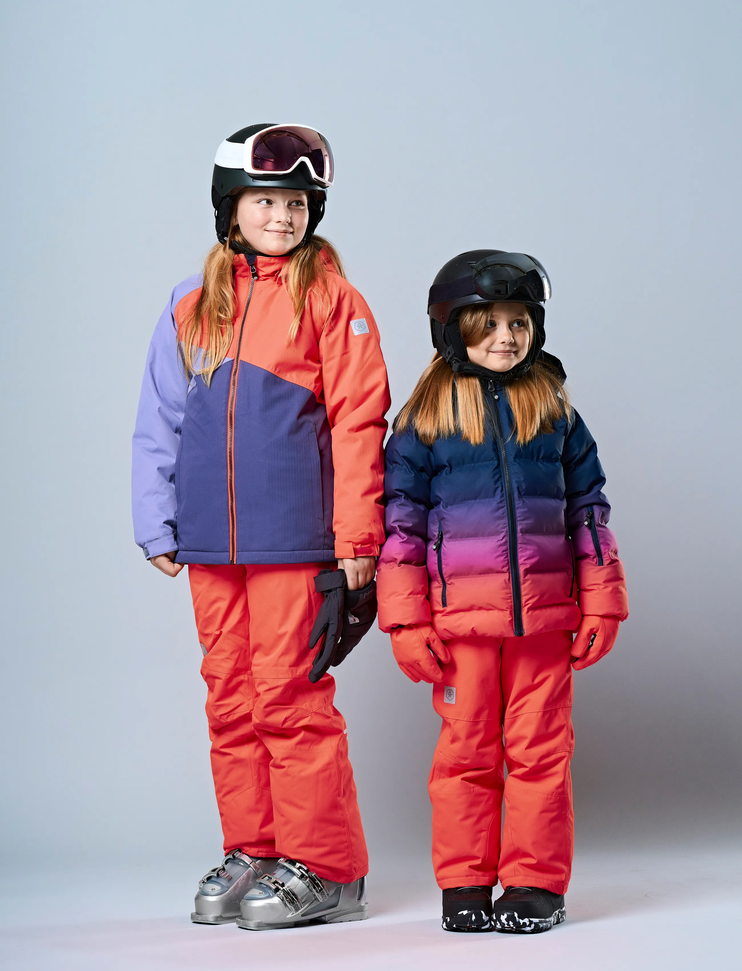 Color Kids Ski Jacket Colorblock, 110, Snow-ski Clothing, Mehrfarbig/gemustert - Jacket, Kinder