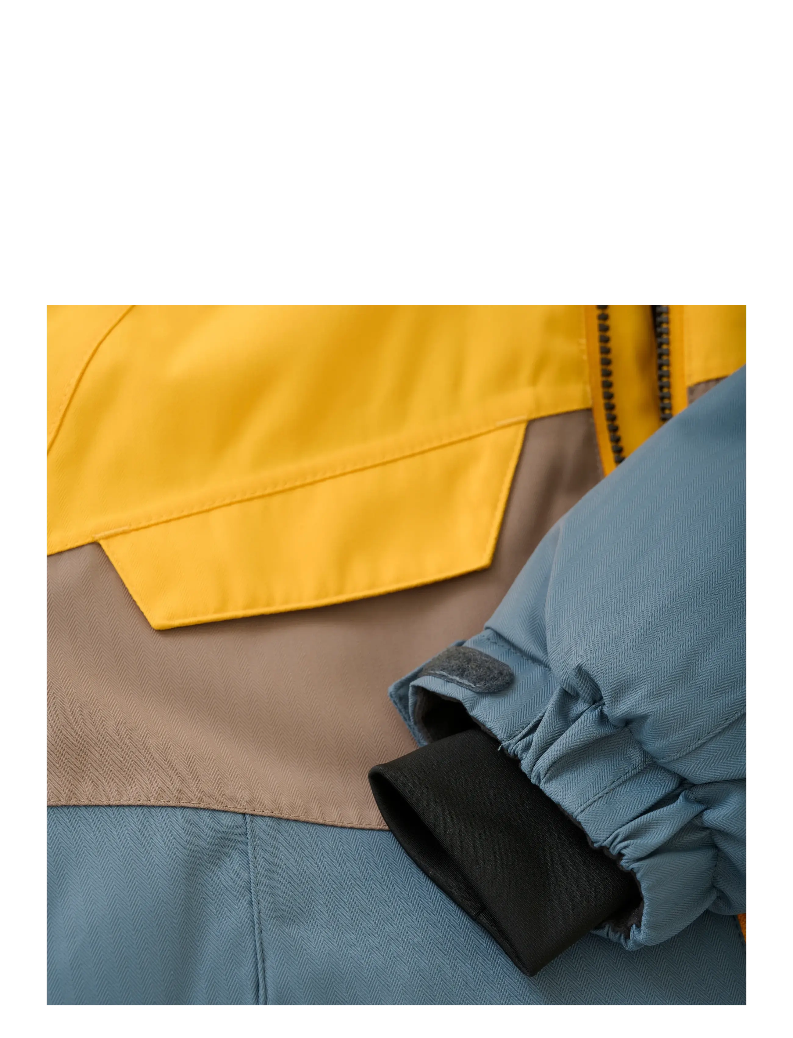 Color Kids - Ski Jacket - Colorblock - vinterjakker - saffron - 2