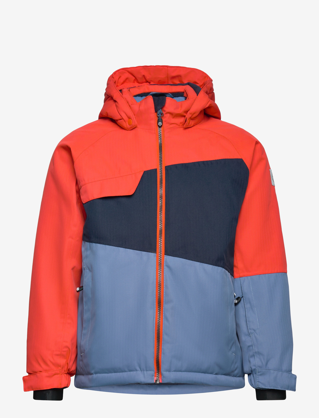 Color Kids - Ski Jacket - Colorblock - tangerine tango - 0