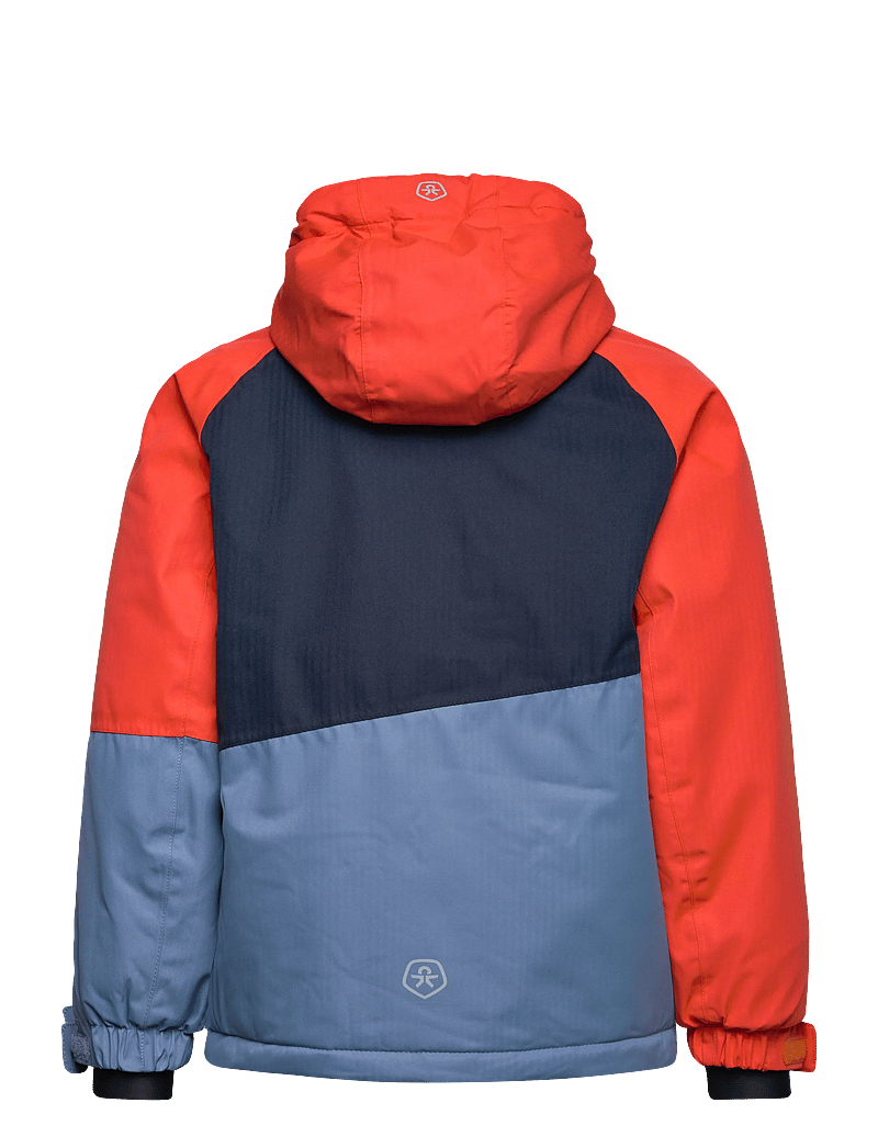 Color Kids - Ski Jacket - Colorblock - tangerine tango - 1