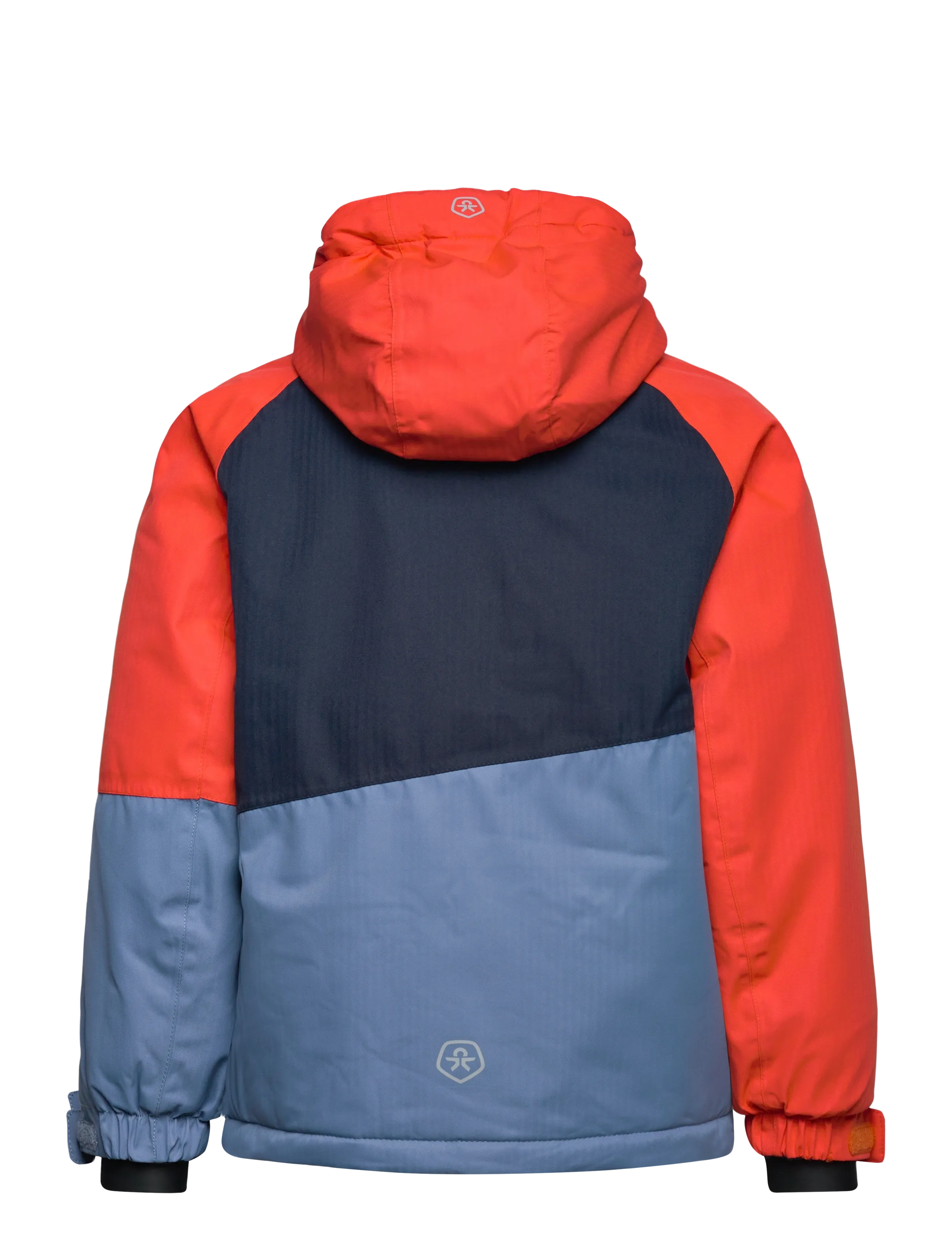 Color Kids - Ski Jacket - Colorblock - vinterjakker - tangerine tango - 1