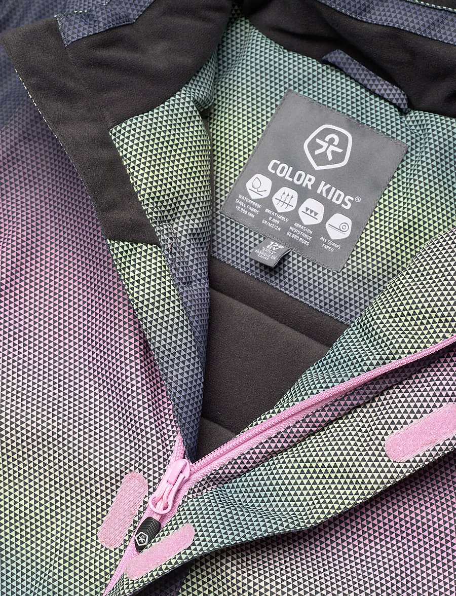 Color Kids - Ski Jacket - AOP - ski jackets - bonbon - 2