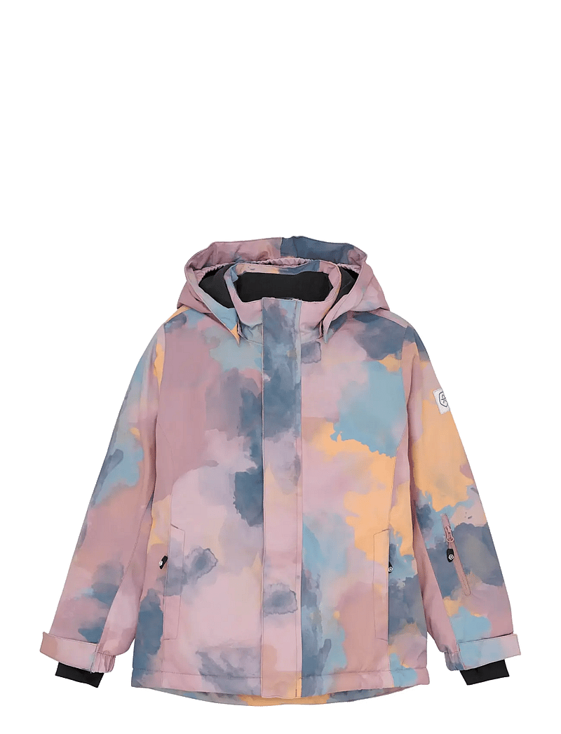 Color Kids - Ski Jacket - AOP - slēpošanas jakas - woodrose - 1