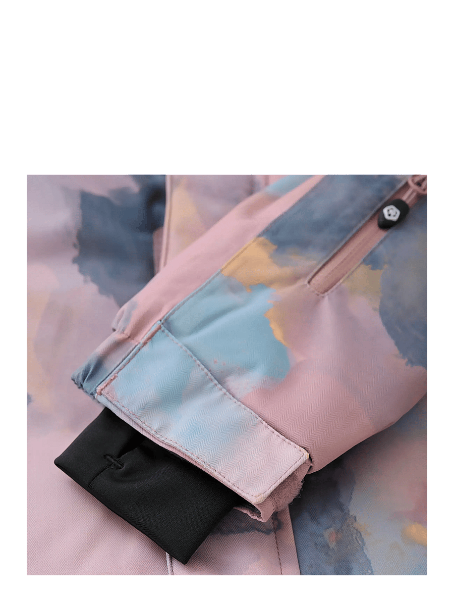 Color Kids - Ski Jacket - AOP - ski jackets - woodrose - 3
