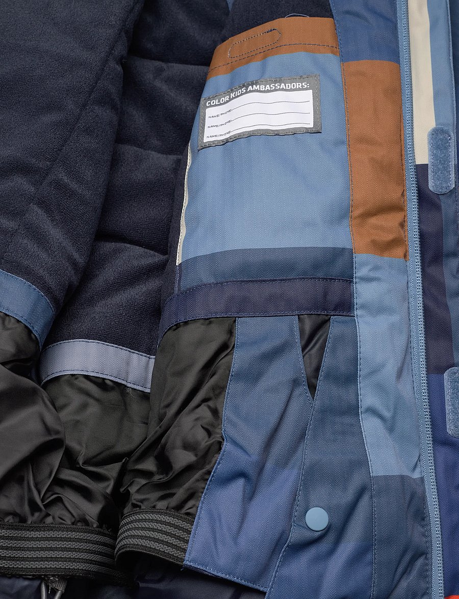 Color Kids - Ski Jacket - AOP - suusajoped - coronet blue - 4