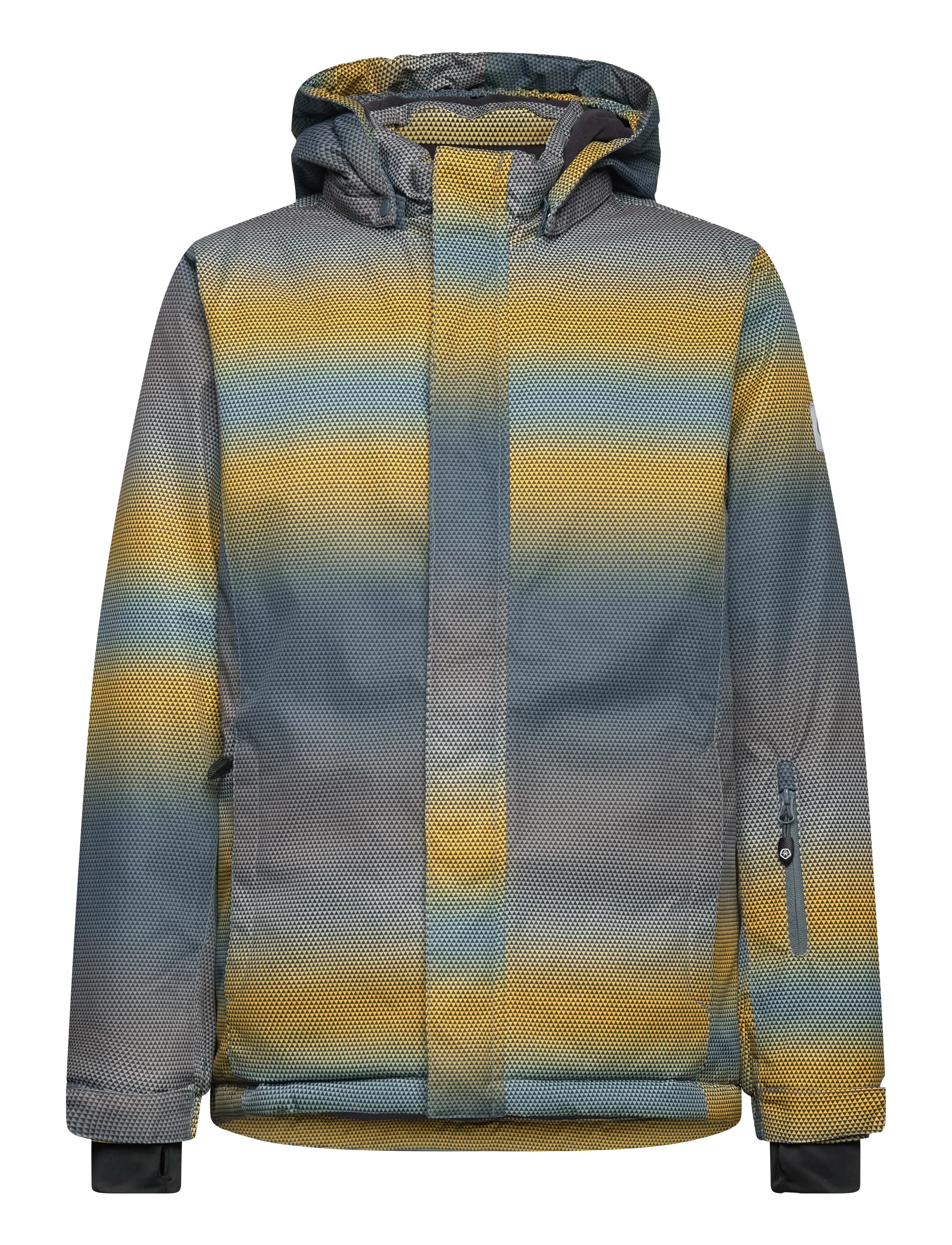Color Kids Ski Jacket - AOP - Winter jackets - SAFFRON / multi