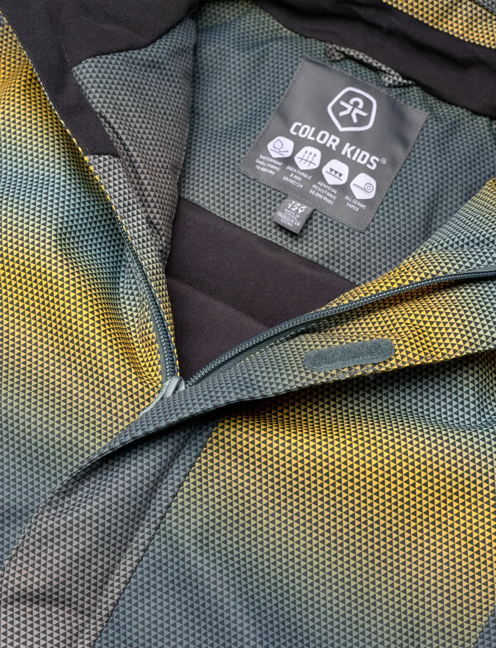 Color Kids - Ski Jacket - AOP - ski jackets - saffron - 2