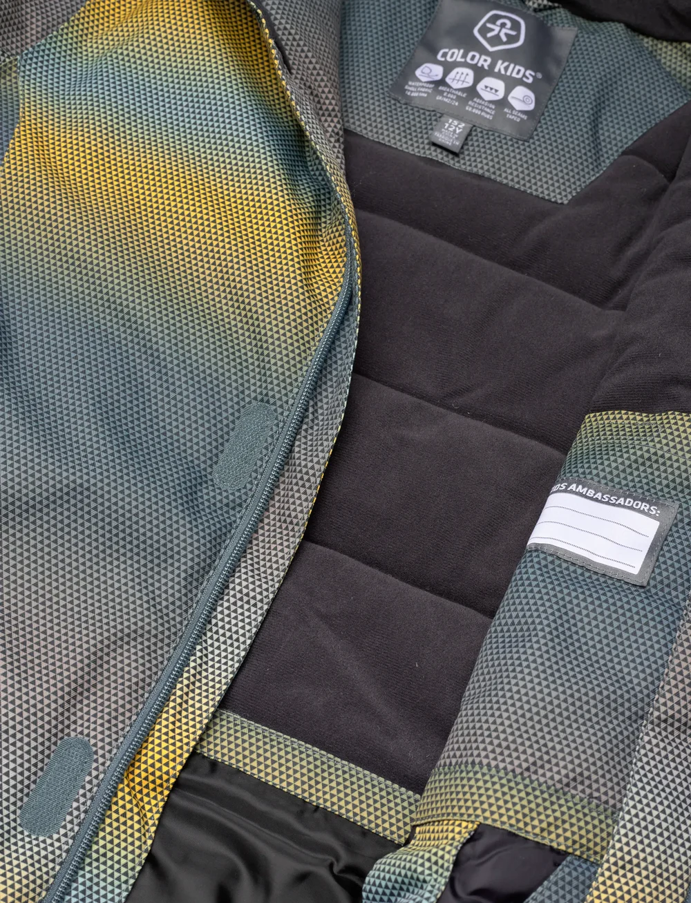 Color Kids - Ski Jacket - AOP - ski jackets - saffron - 5