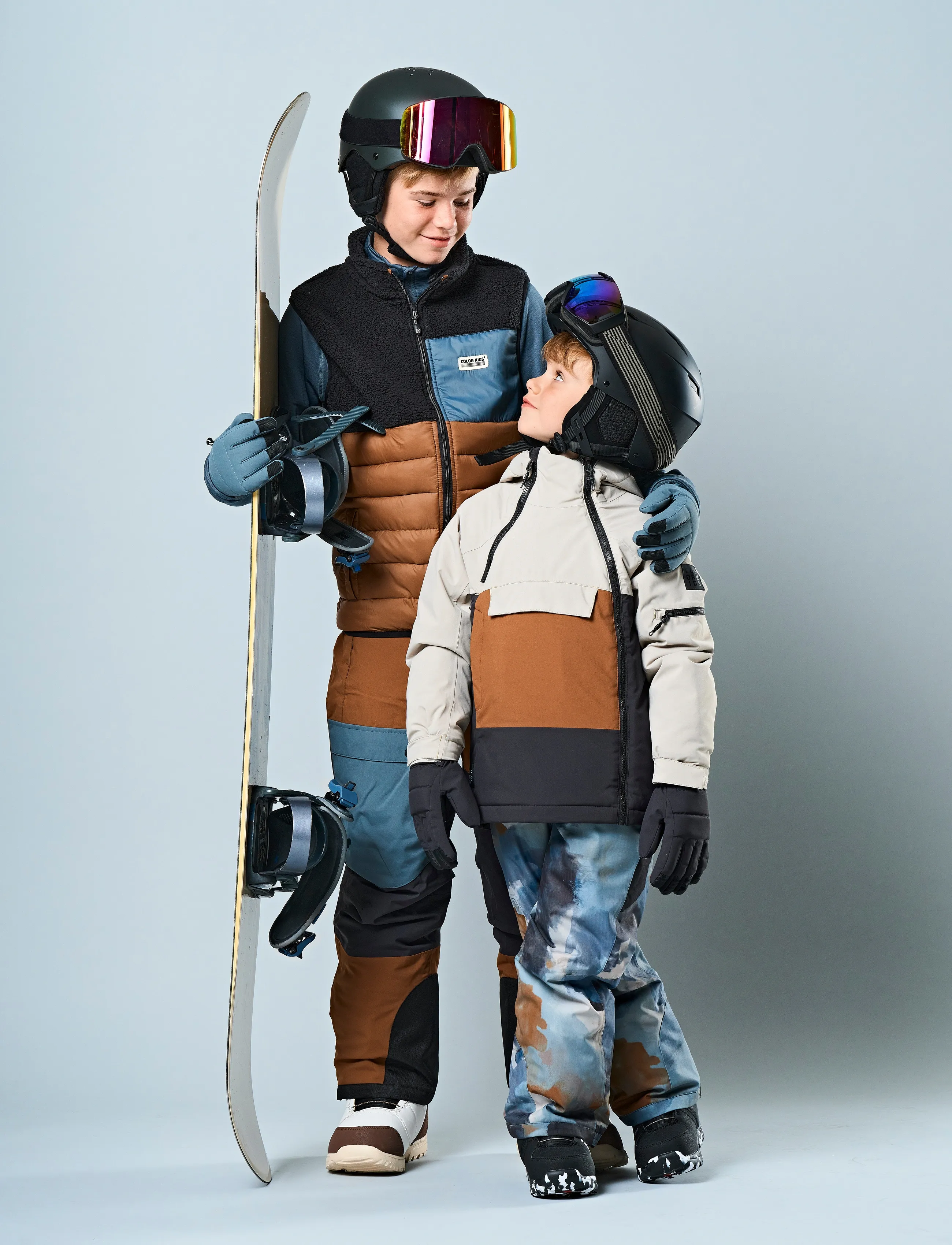 Color Kids - Ski Pants - AOP - stormy weather - 3