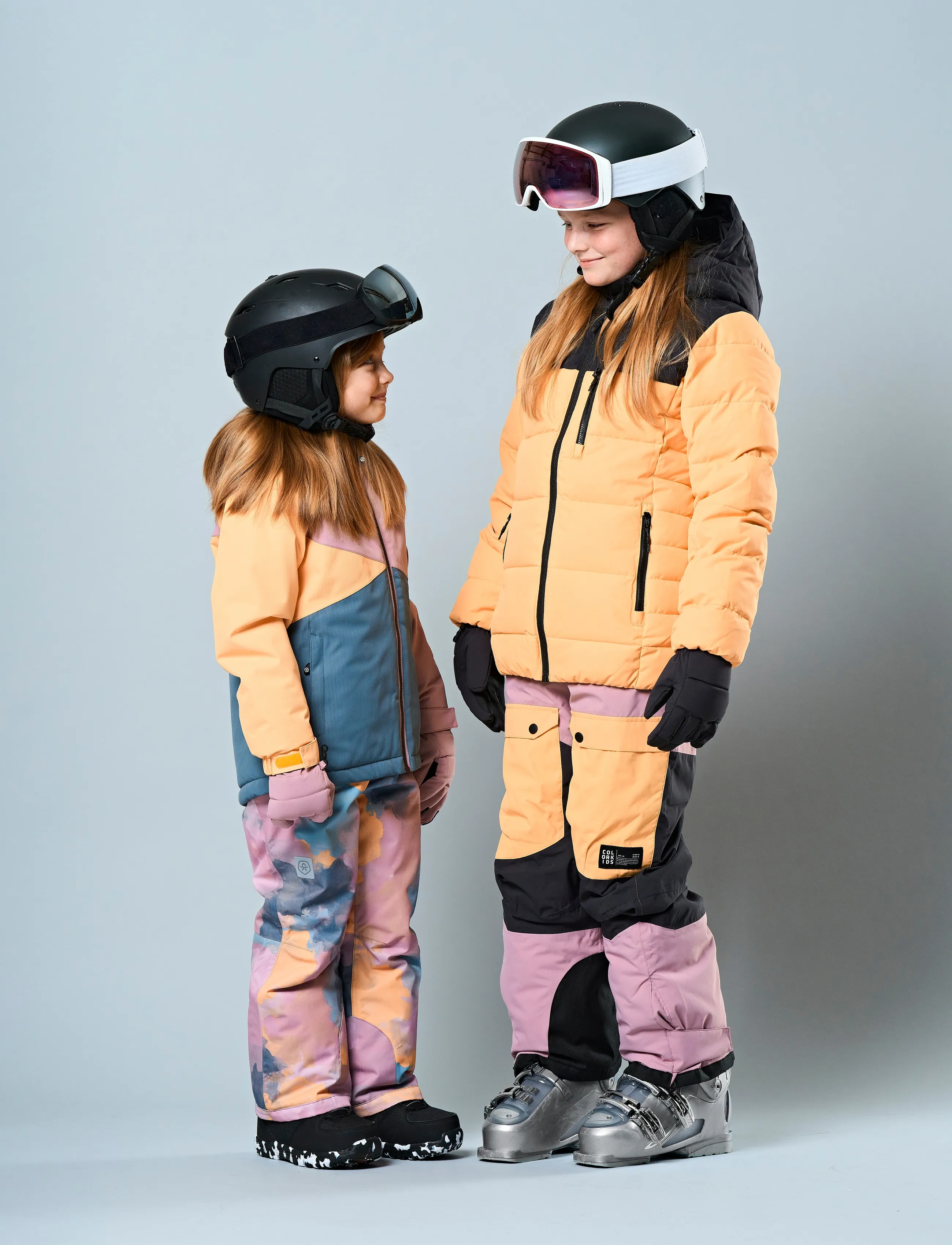 Color Kids - Ski Pants - AOP - woodrose - 3